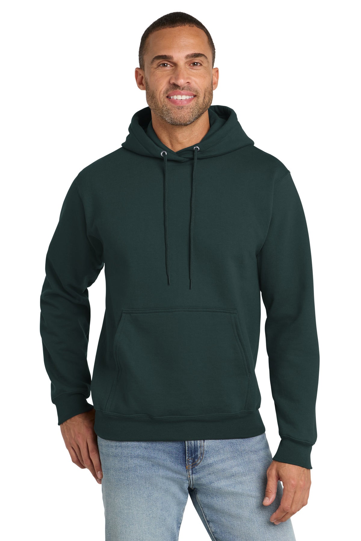 Port & Co Tall Essential Fleece Pullover Hooded Sweatshirt. PC90HT - EMBROIDERED