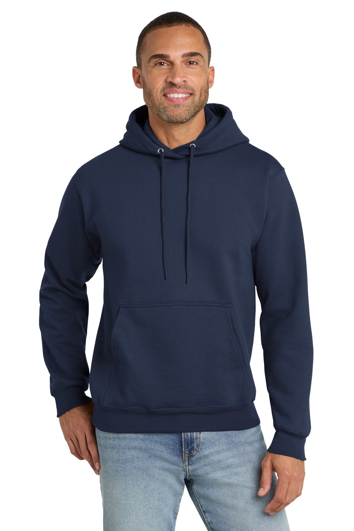 Port & Co Tall Essential Fleece Pullover Hooded Sweatshirt. PC90HT - EMBROIDERED