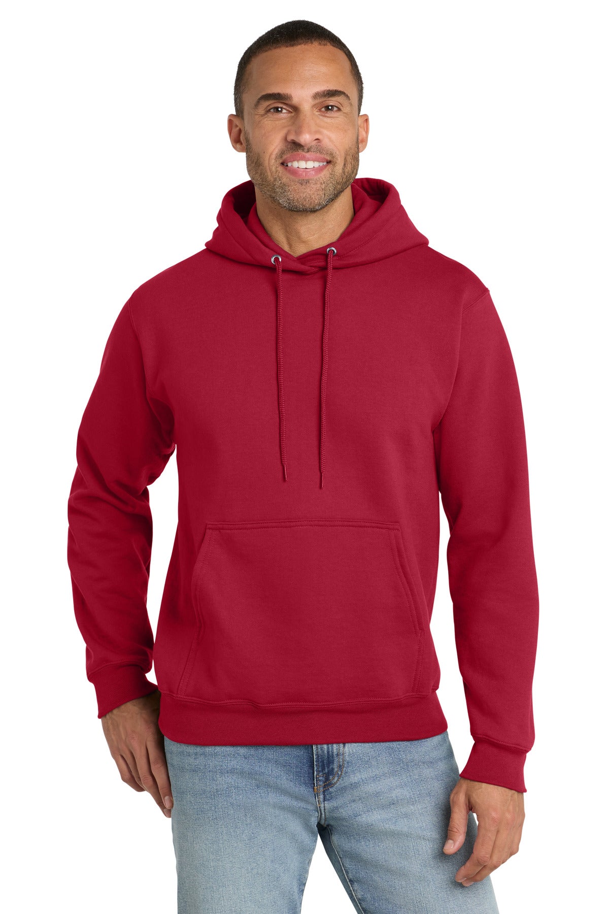 Port & Co Tall Essential Fleece Pullover Hooded Sweatshirt. PC90HT - EMBROIDERED