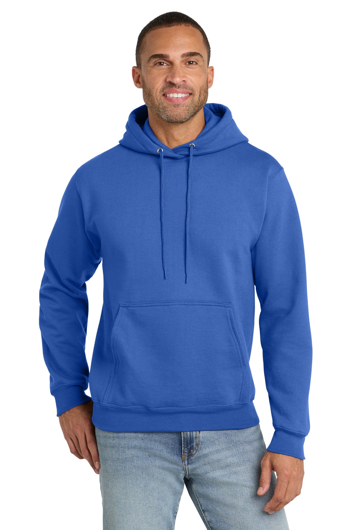 Port & Co Tall Essential Fleece Pullover Hooded Sweatshirt. PC90HT - EMBROIDERED