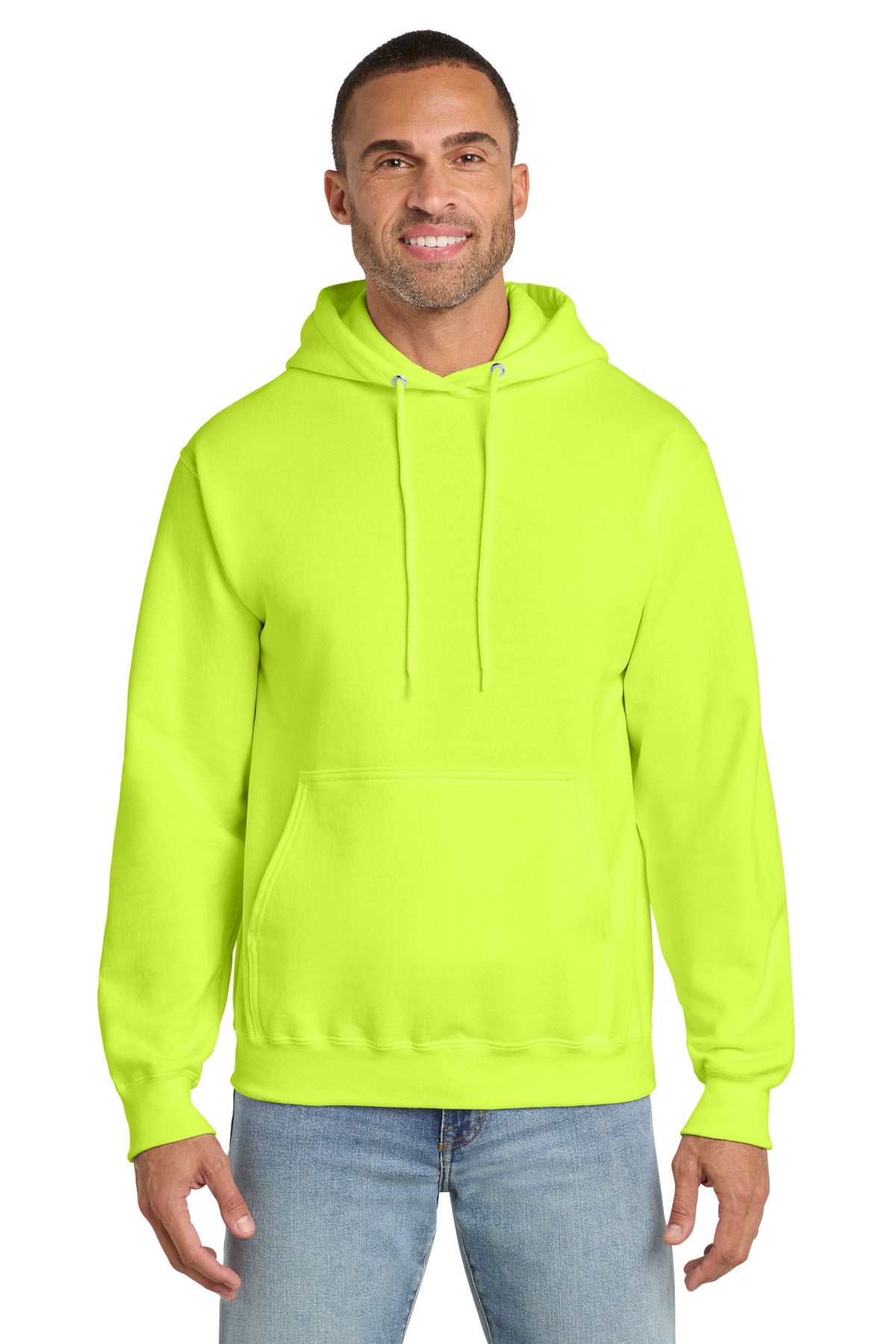 Port & Co Essential Fleece Pullover Hooded Sweatshirt. PC90H - EMBROIDERED