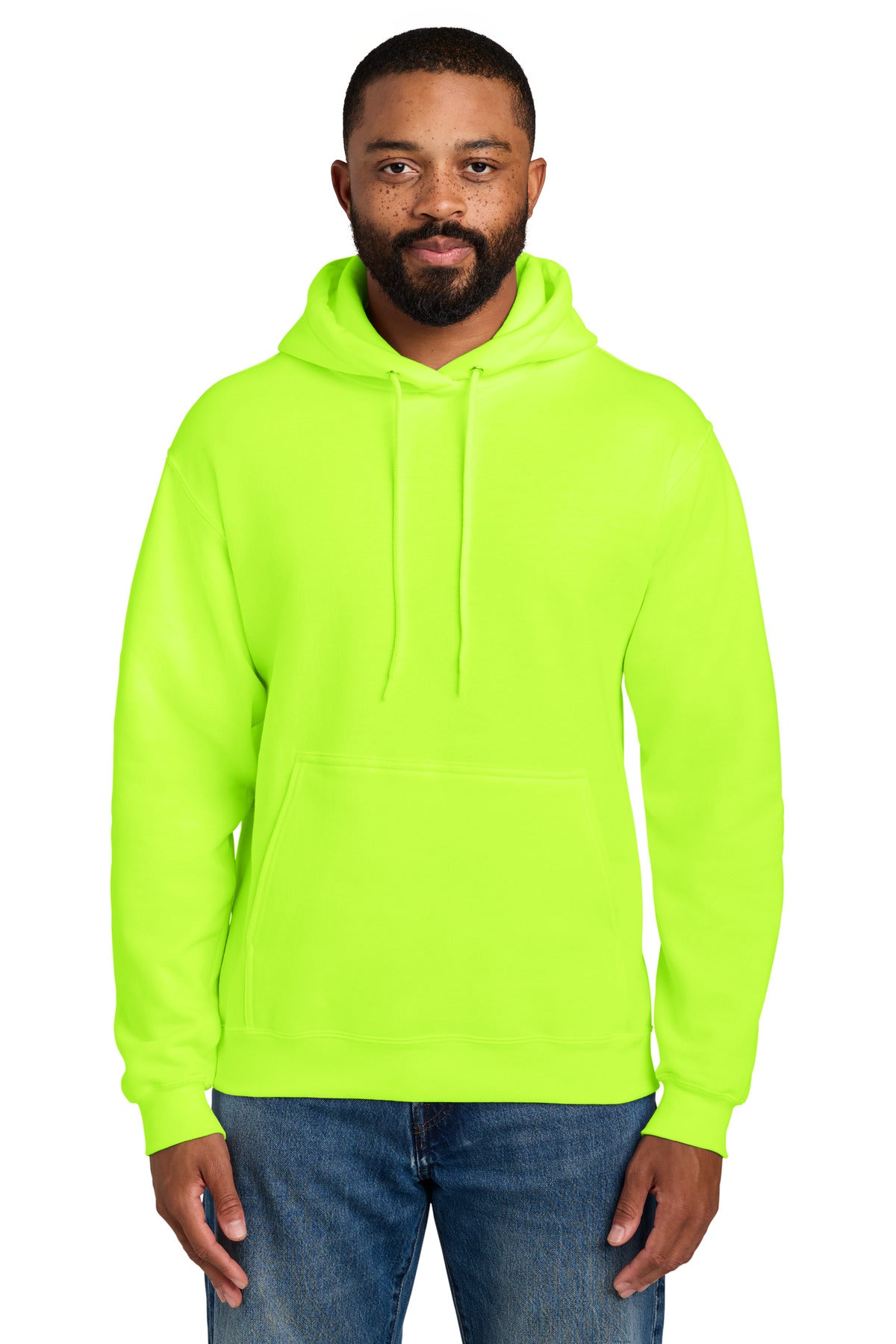 Port & Co Essential Fleece Pullover Hooded Sweatshirt.  PC90H - EMBROIDERED