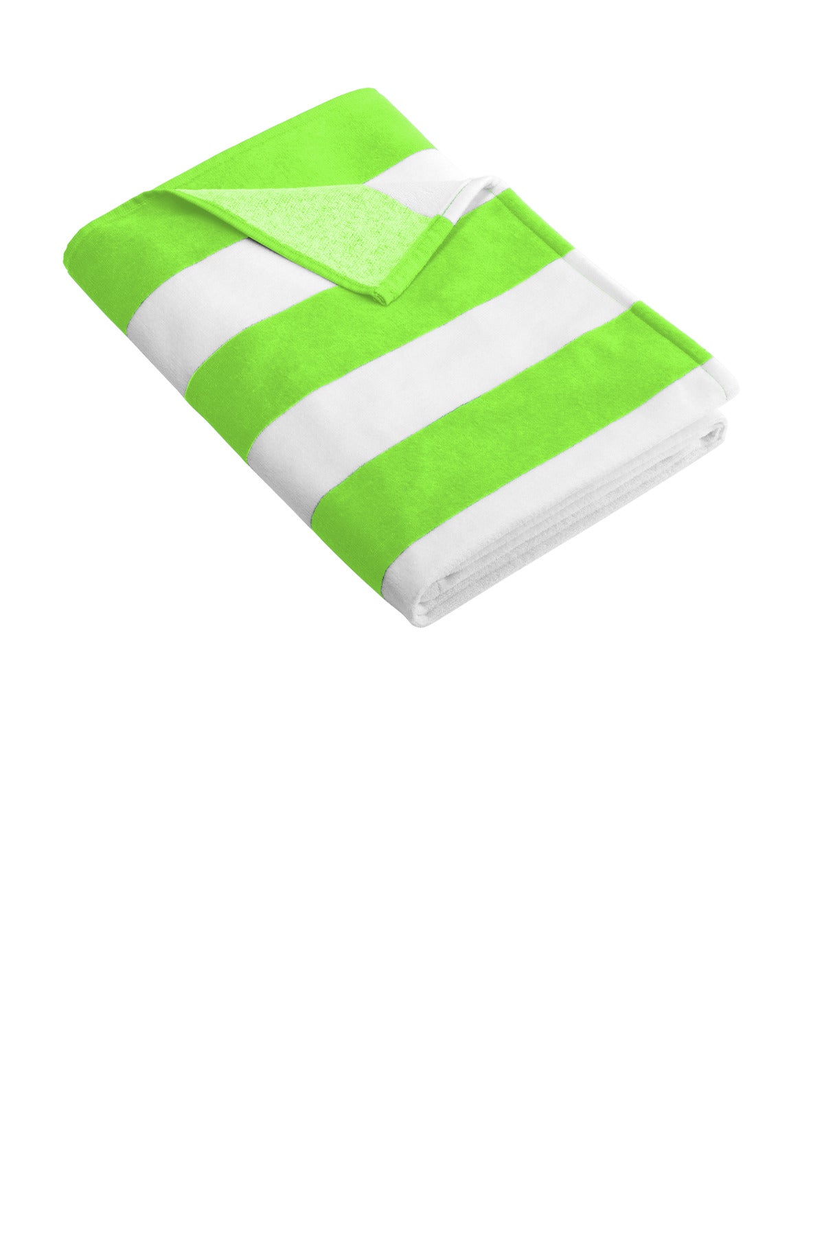 Port Authority Cabana Stripe Beach Towel. PT43 - EMBROIDERED
