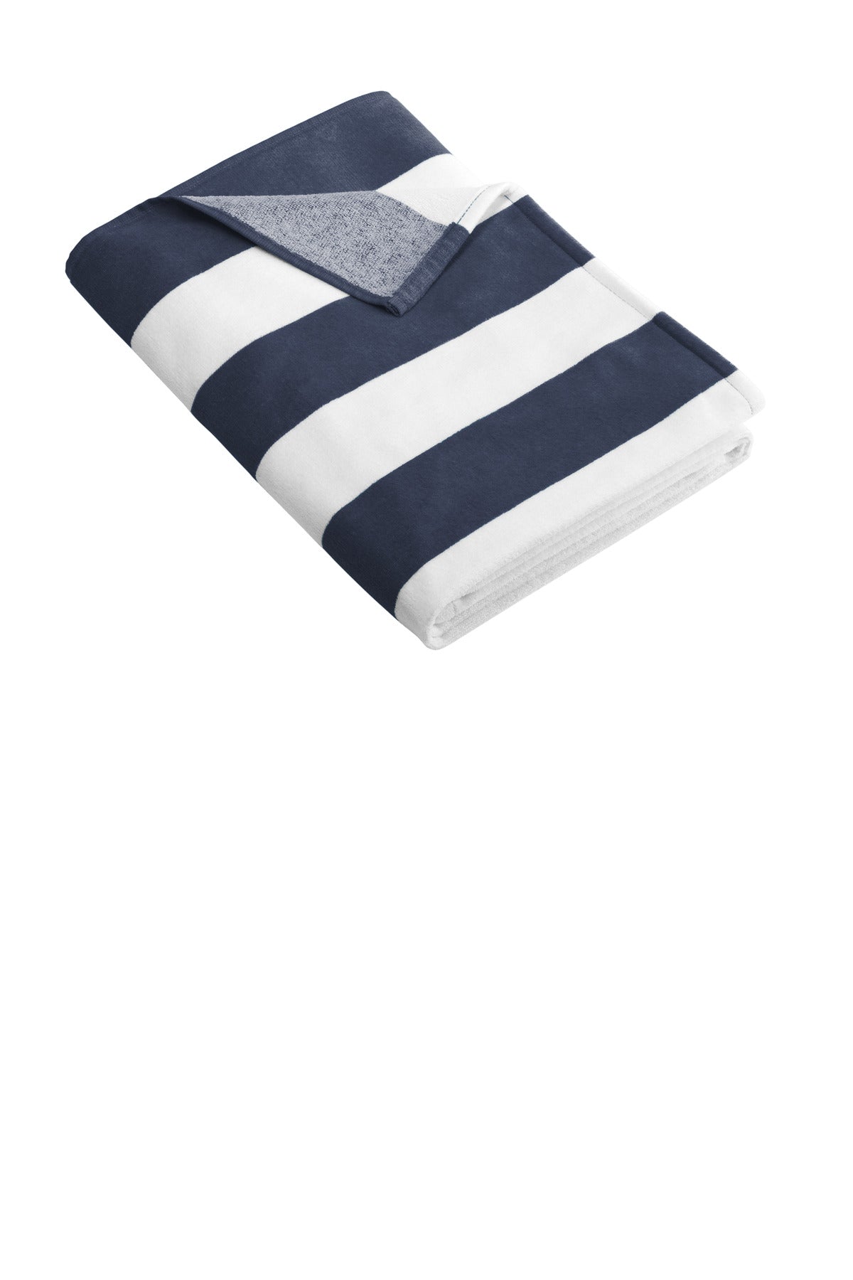 Port Authority Cabana Stripe Beach Towel. PT43 - EMBROIDERED