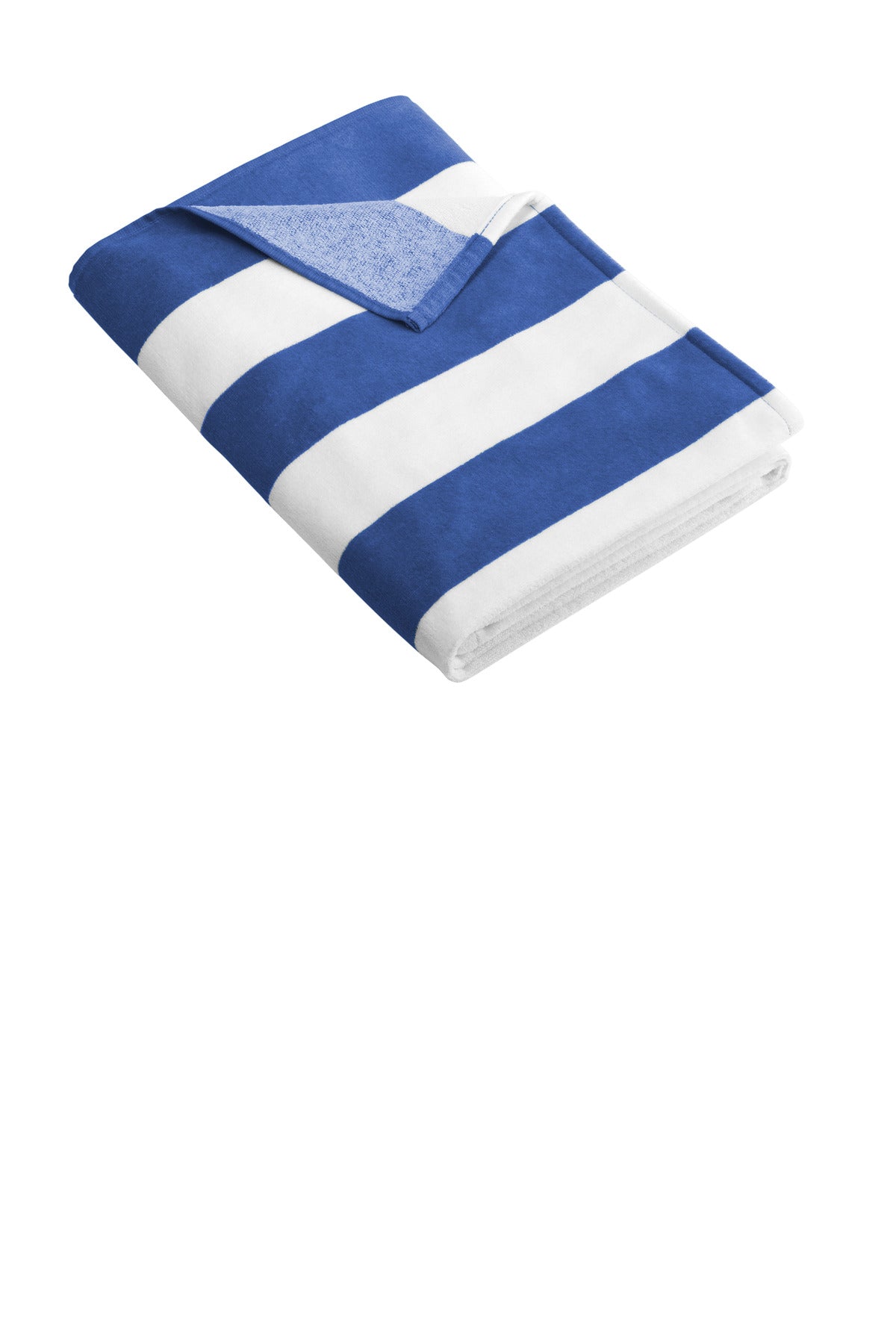Port Authority Cabana Stripe Beach Towel. PT43 - EMBROIDERED