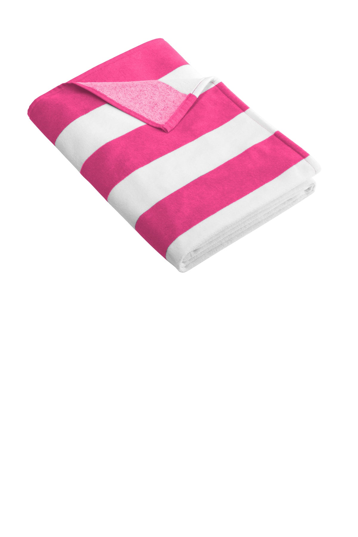 Port Authority Cabana Stripe Beach Towel. PT43 - EMBROIDERED