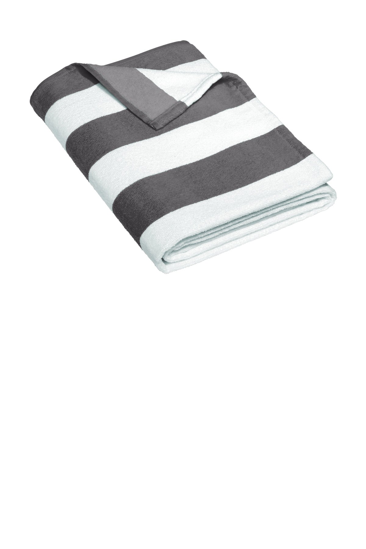 Port Authority  Value Cabana Stripe Beach Towel PT45 - EMBROIDERED