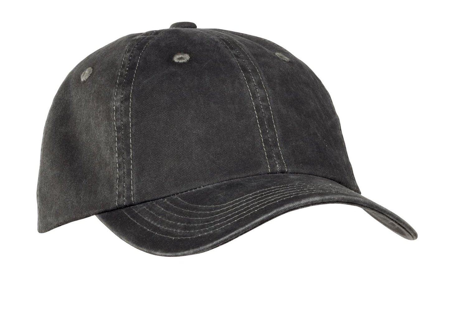 Port Authority Garment-Washed Cap.  PWU - EMBROIDERED