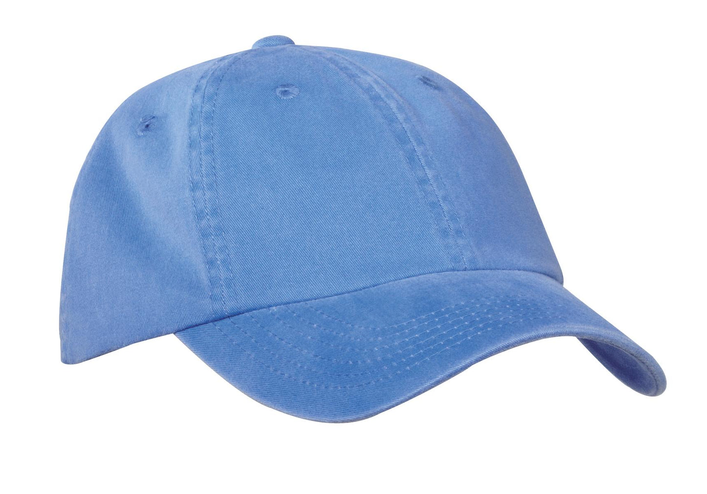Port Authority Garment-Washed Cap.  PWU - EMBROIDERED