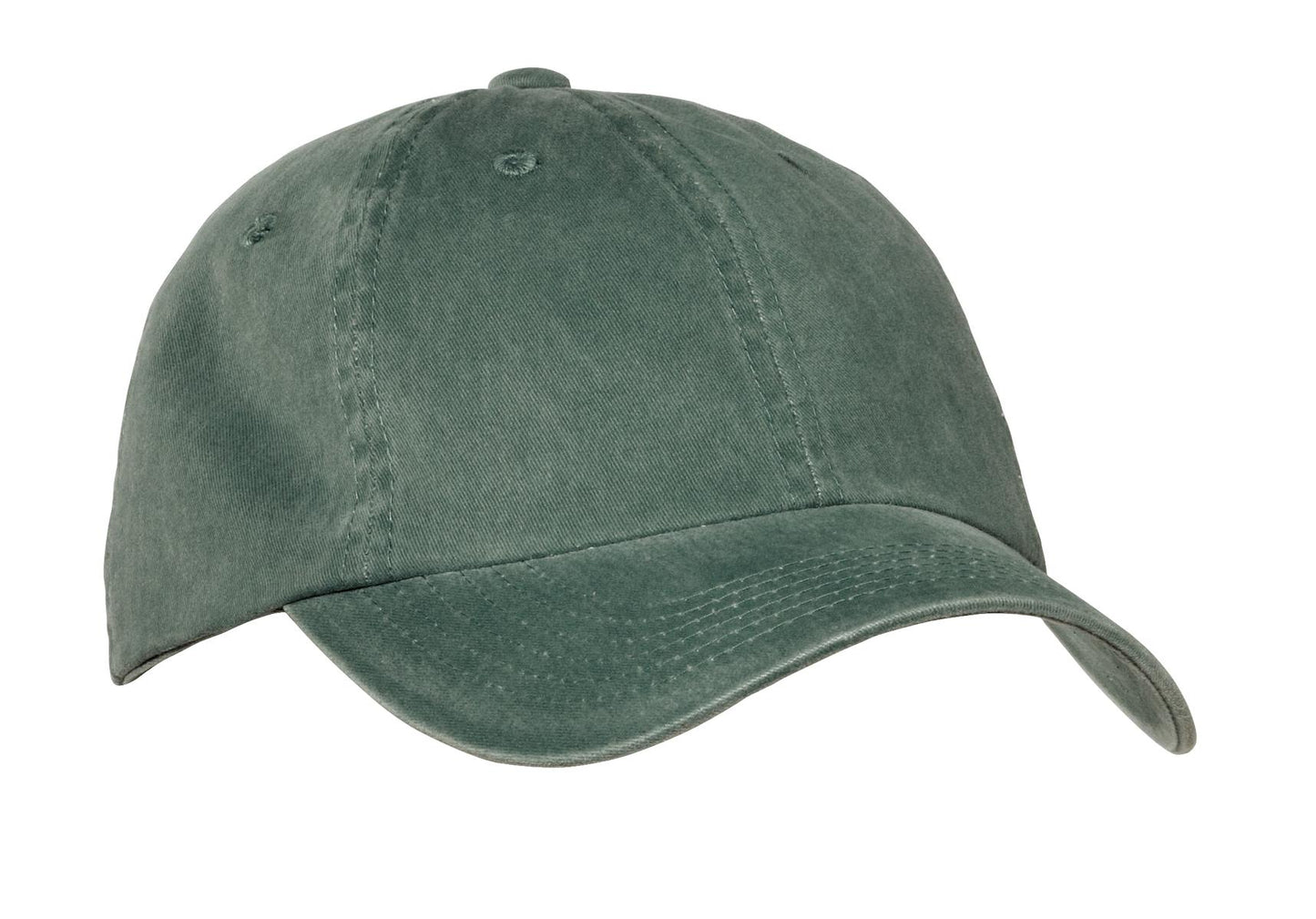 Port Authority Garment-Washed Cap.  PWU - EMBROIDERED