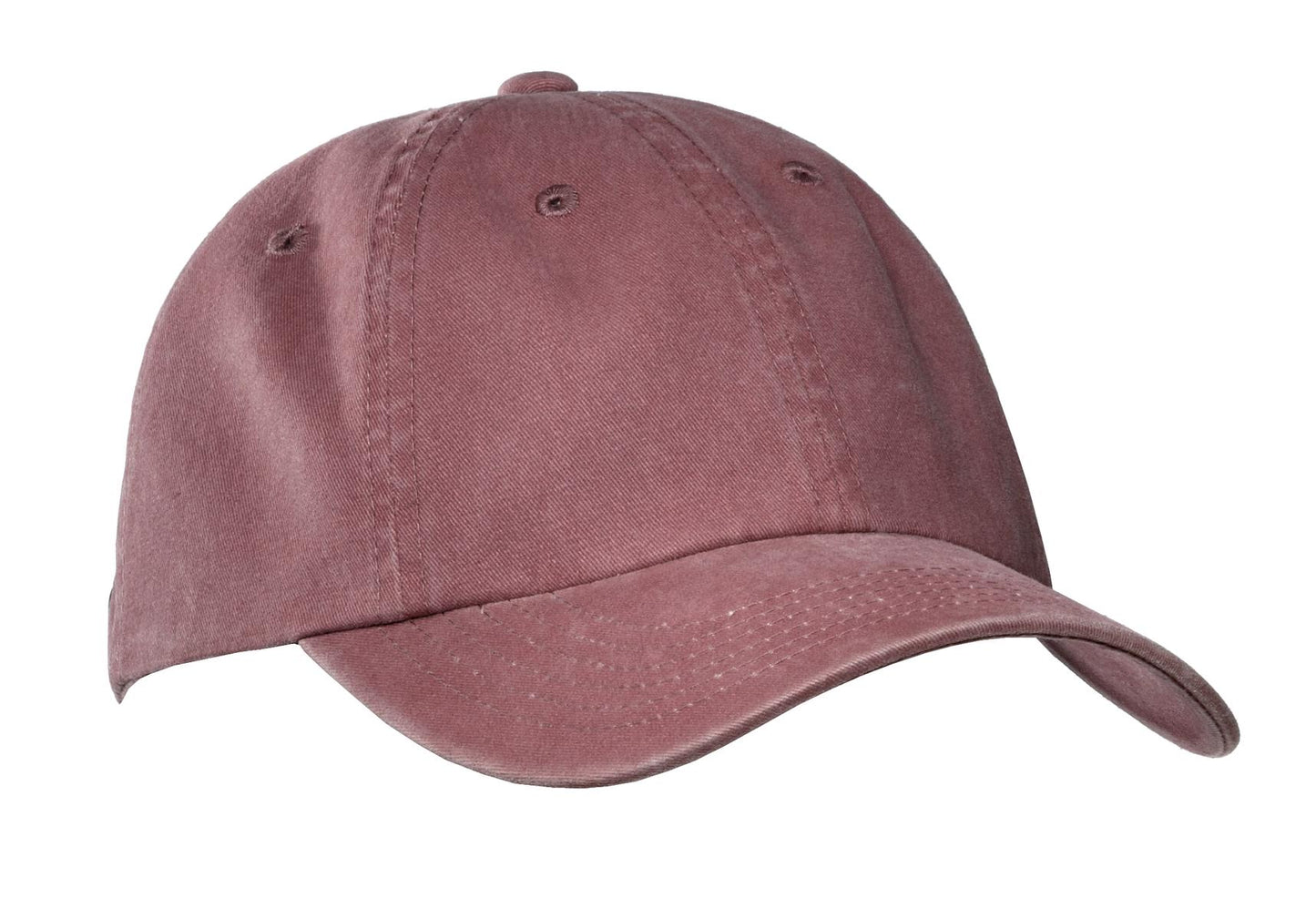 Port Authority Garment-Washed Cap.  PWU - EMBROIDERED
