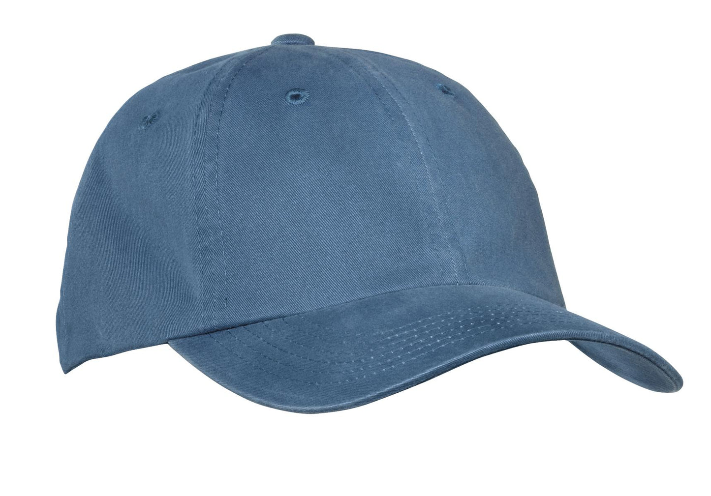 Port Authority Garment-Washed Cap.  PWU - EMBROIDERED