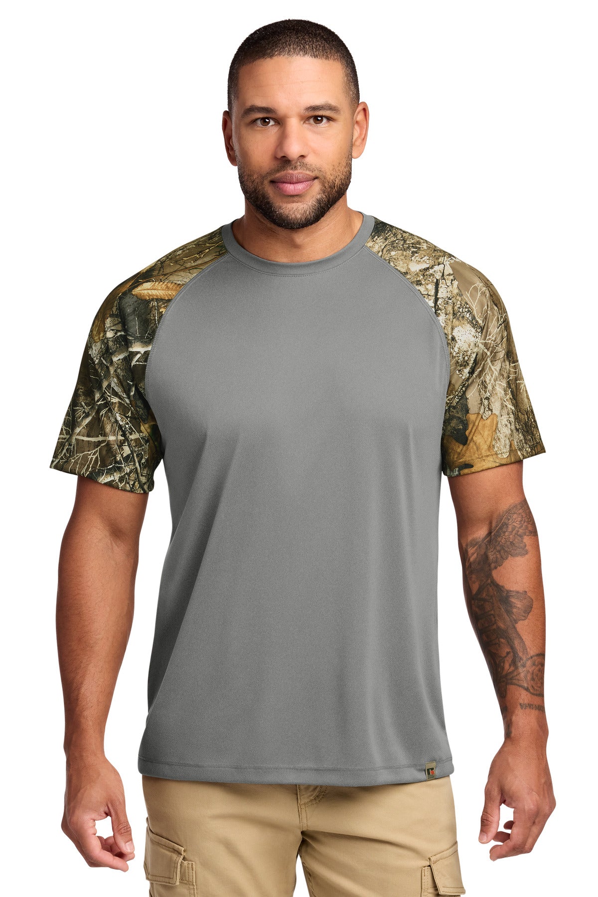 Russell Outdoors Realtree Colorblock Performance Tee RU151 - EMBROIDERED
