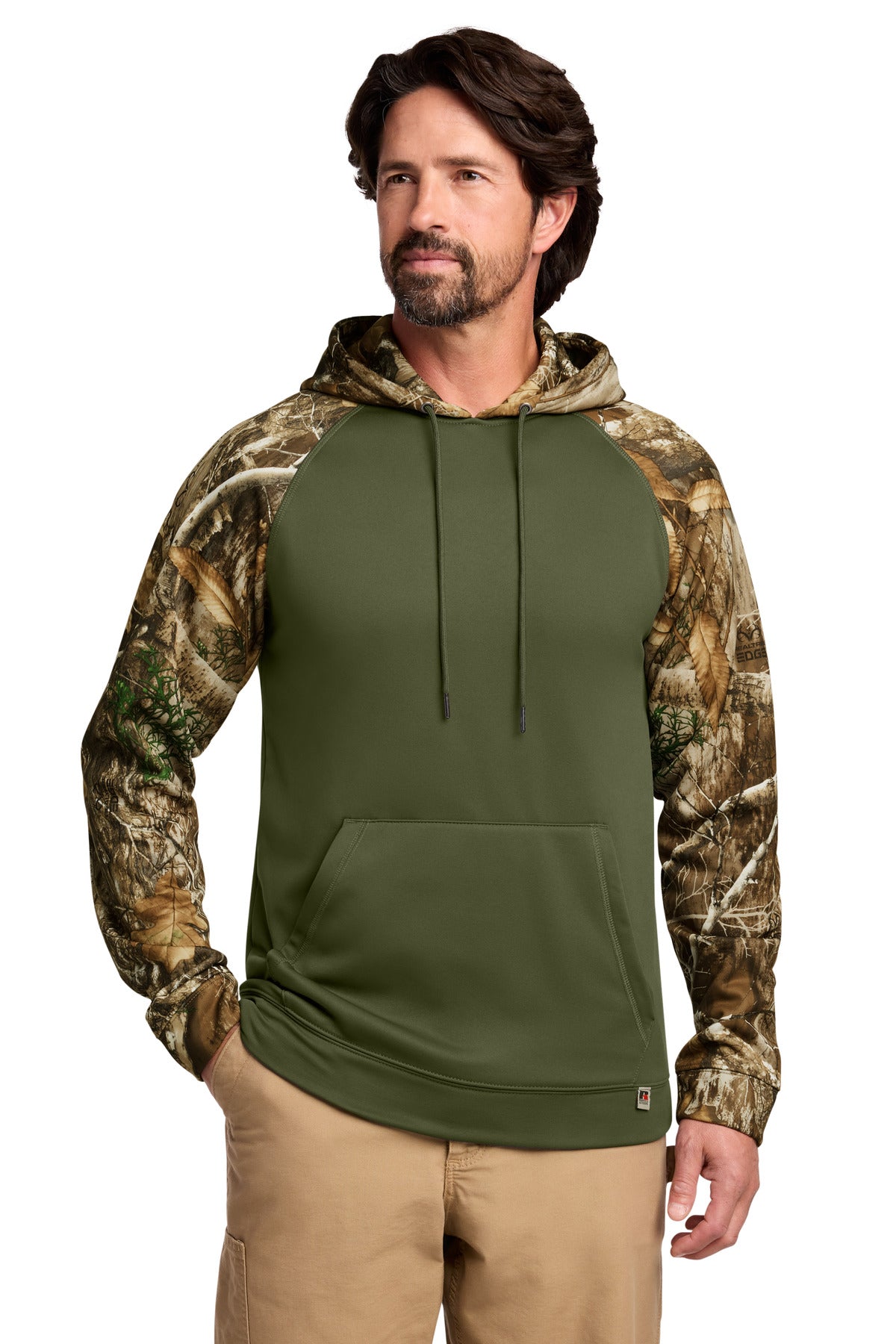 Russell Outdoors‚ Realtree Performance Colorblock Pullover Hoodie RU451 - EMBROIDERED