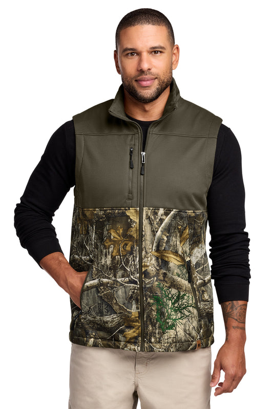 Russell Outdoors‚ Realtree Atlas Colorblock Soft Shell Vest RU604 - EMBROIDERED