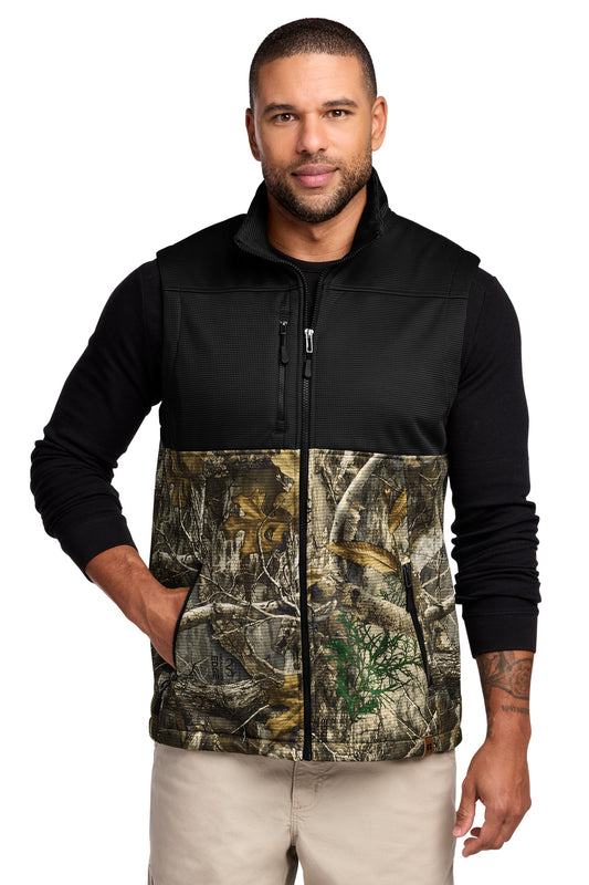 Russell Outdoors‚ Realtree Atlas Colorblock Soft Shell Vest RU604 - EMBROIDERED