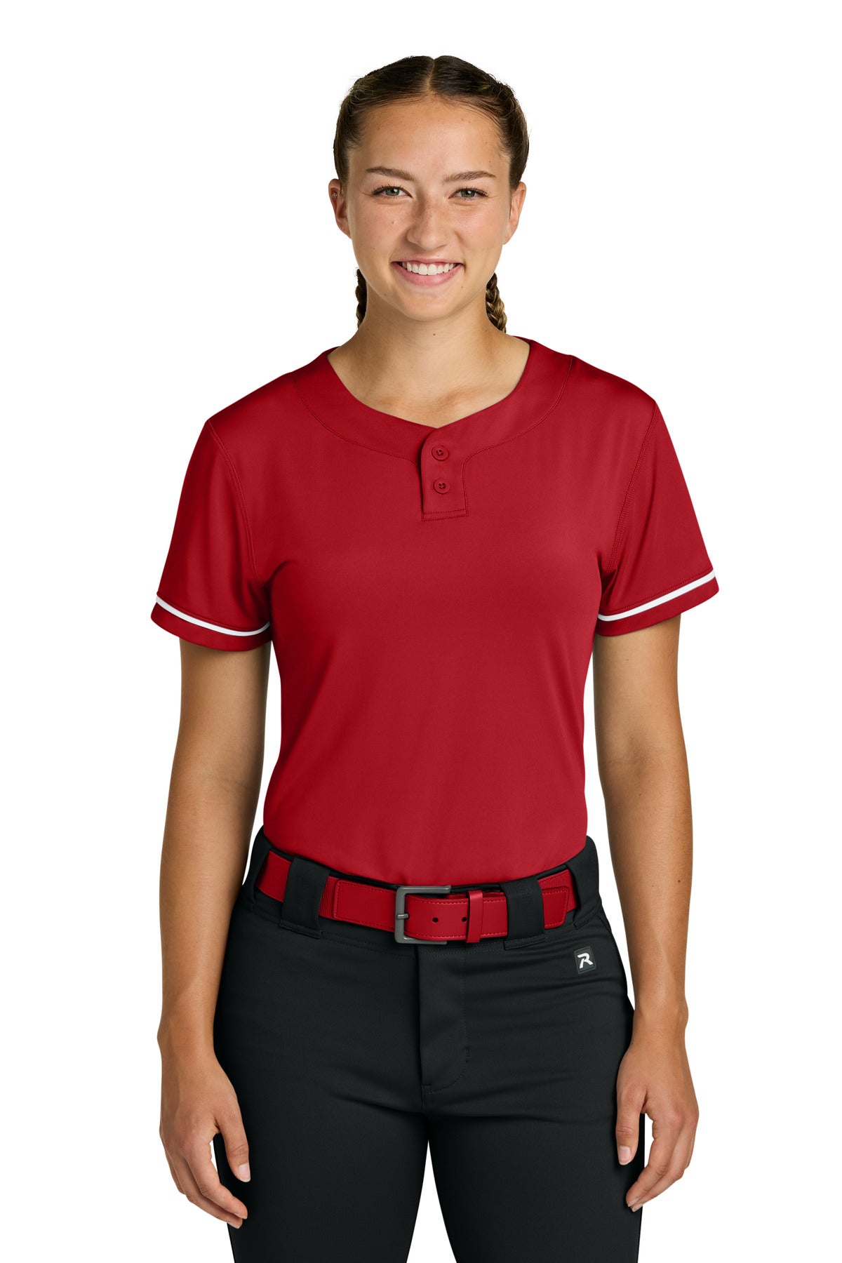 Richardson Women's Select 2-Button Softball Jersey RW7220 - EMBROIDERED