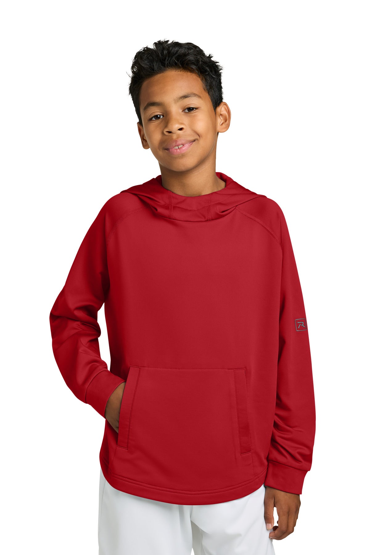 Richardson Youth Charge Performance Fleece Long Sleeve Hoodie RY7200LSH - EMBROIDERED