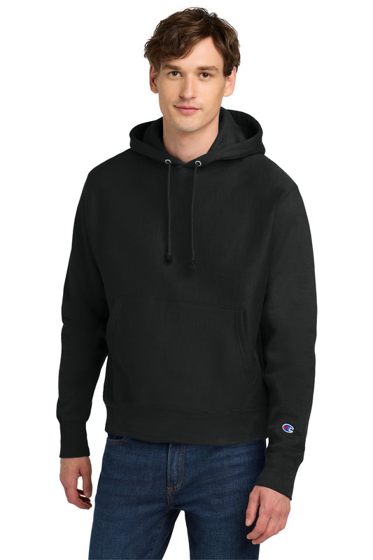Champion   Reverse Weave   Hooded Sweatshirt S101 - EMBROIDERED