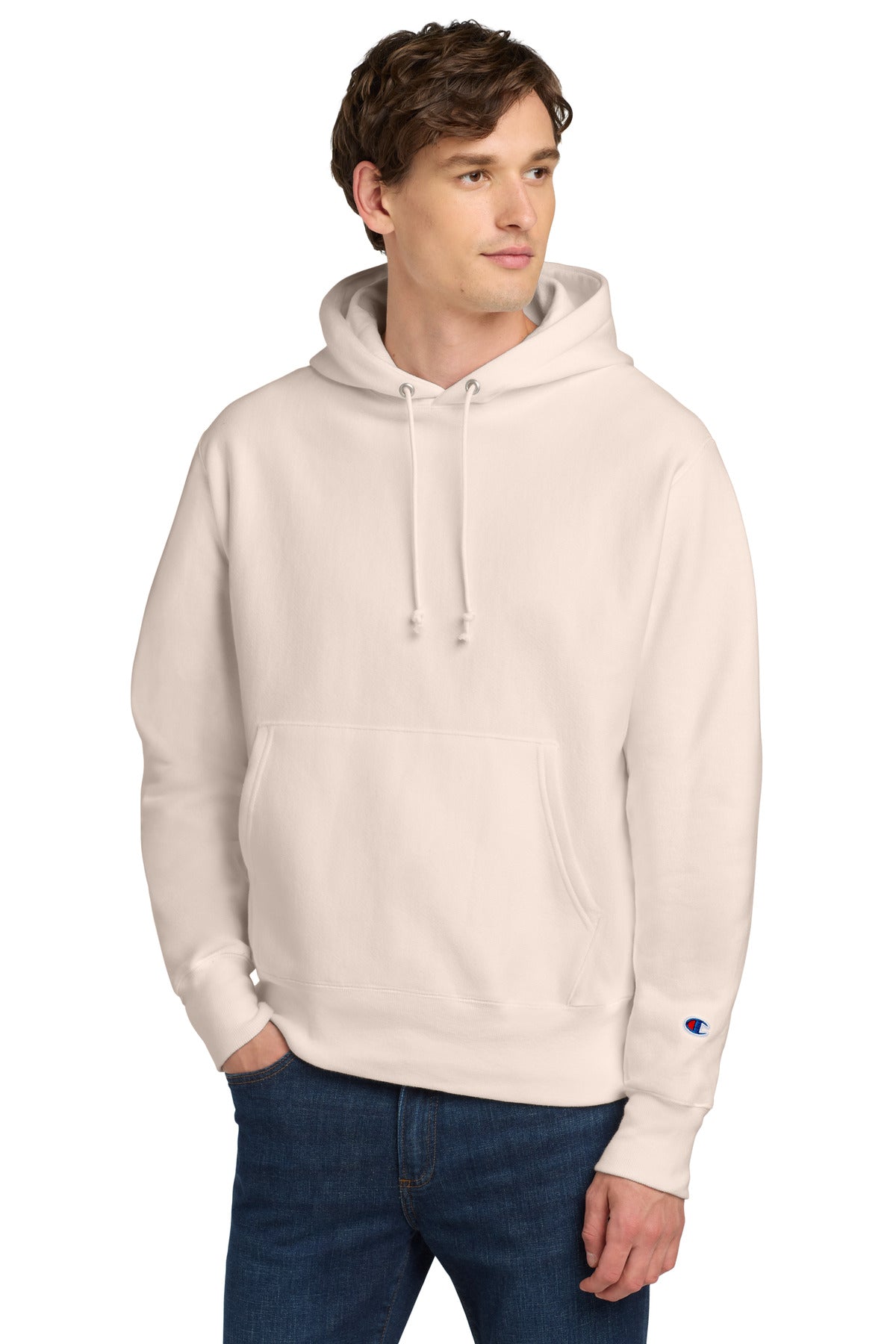 Champion   Reverse Weave   Hooded Sweatshirt S101 - EMBROIDERED