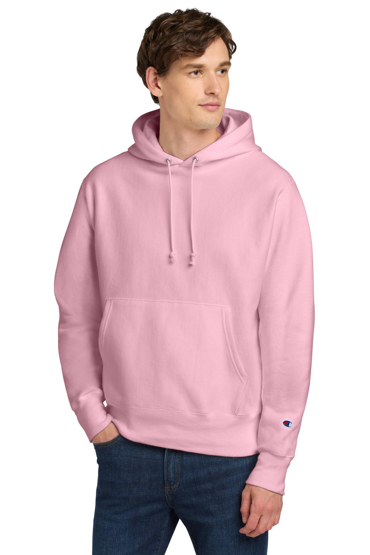 Champion   Reverse Weave   Hooded Sweatshirt S101 - EMBROIDERED