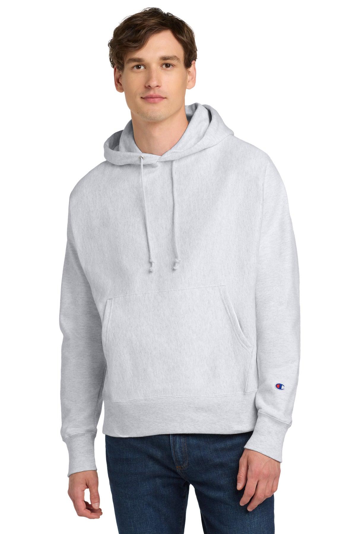 Champion   Reverse Weave   Hooded Sweatshirt S101 - EMBROIDERED