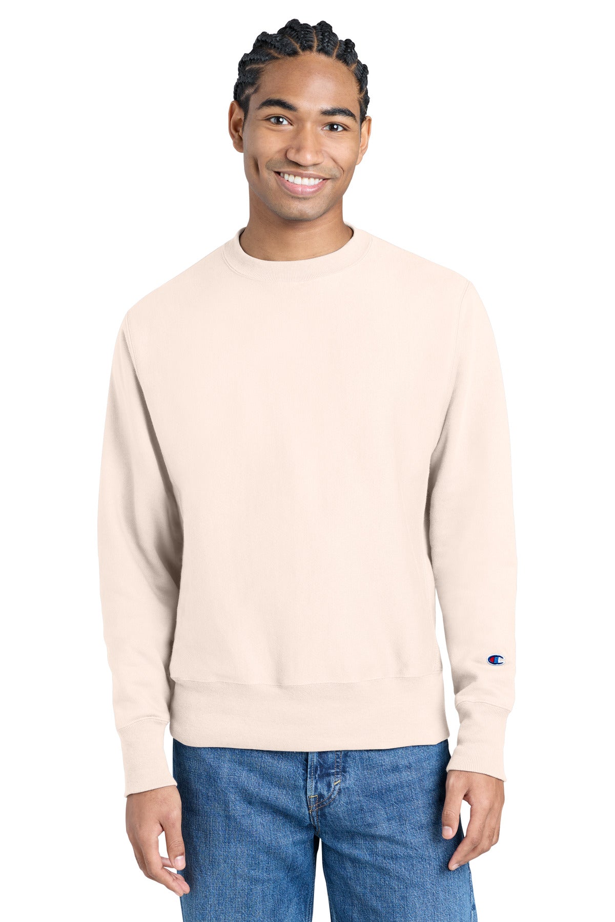 Champion   Reverse Weave   Crewneck Sweatshirt S149 - EMBROIDERED