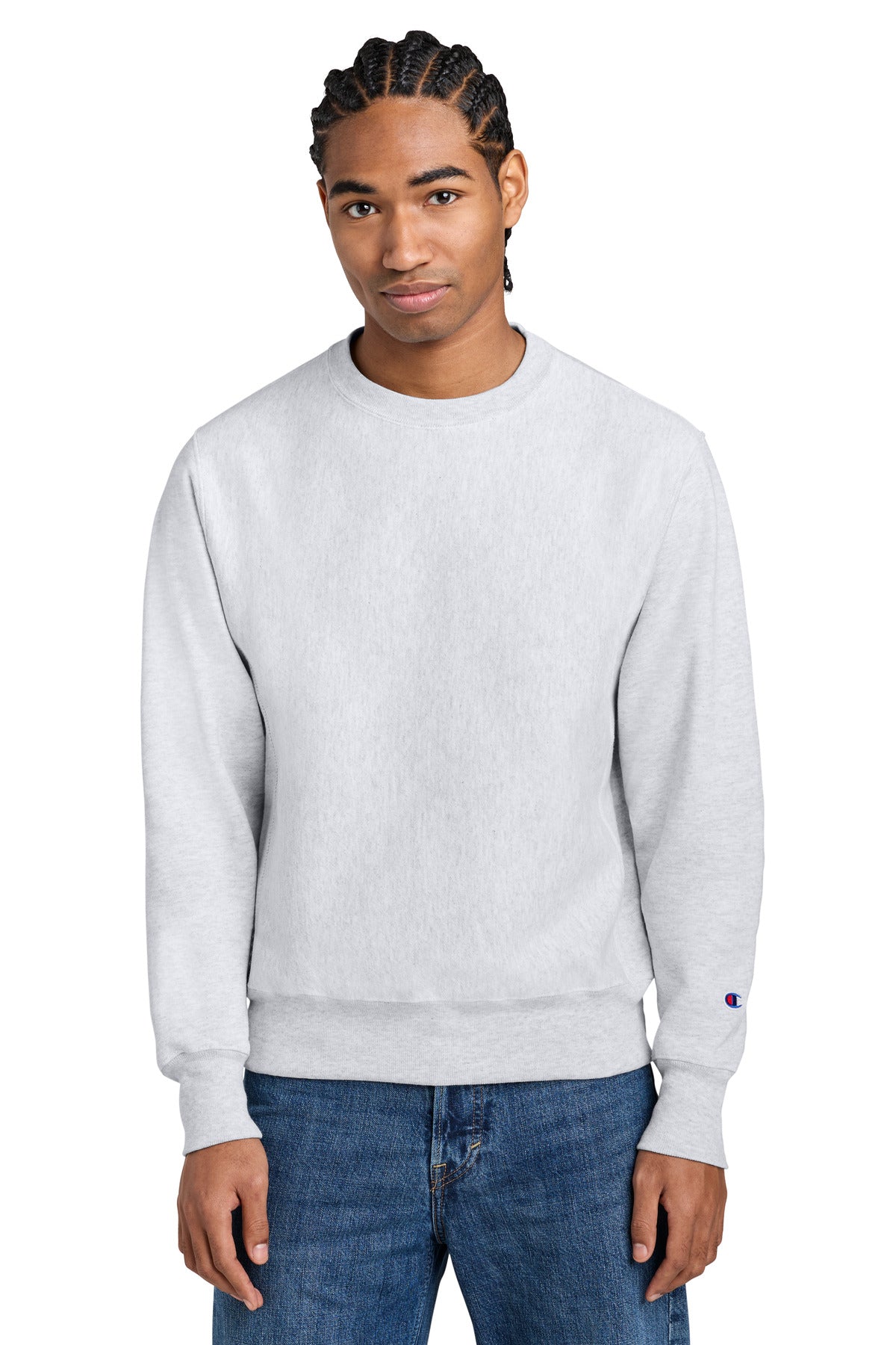 Champion   Reverse Weave   Crewneck Sweatshirt S149 - EMBROIDERED