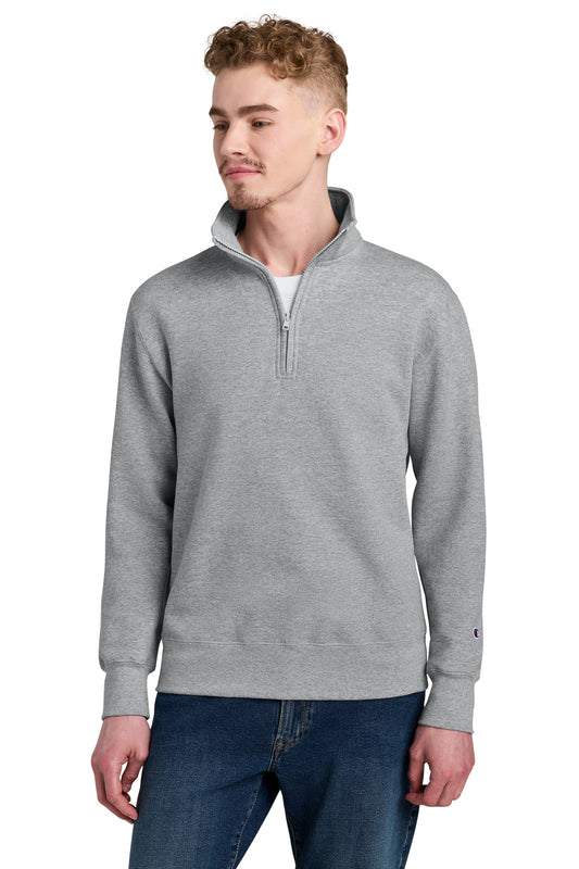 Champion Powerblend 1/4-Zip Sweatshirt S450 - EMBROIDERED