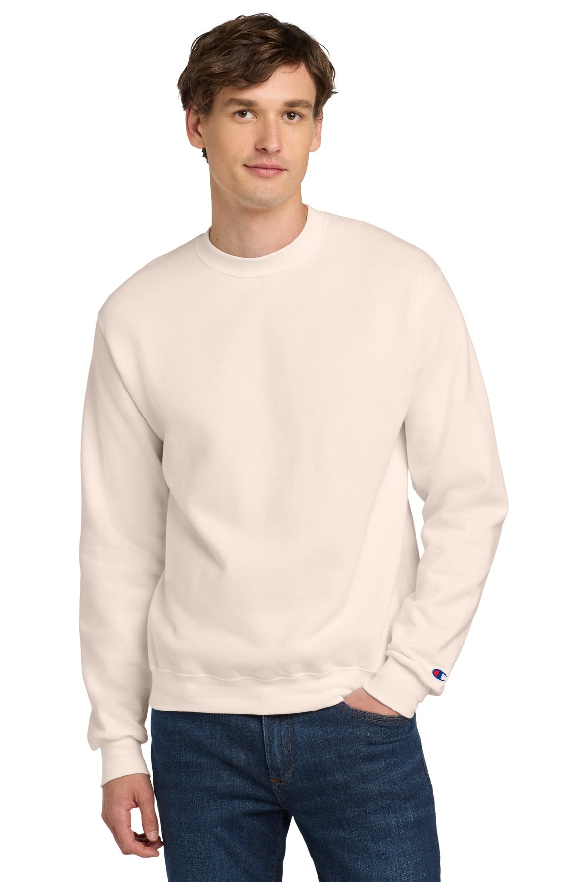 Champion  Powerblend Crewneck Sweatshirt. S6000 - EMBROIDERED