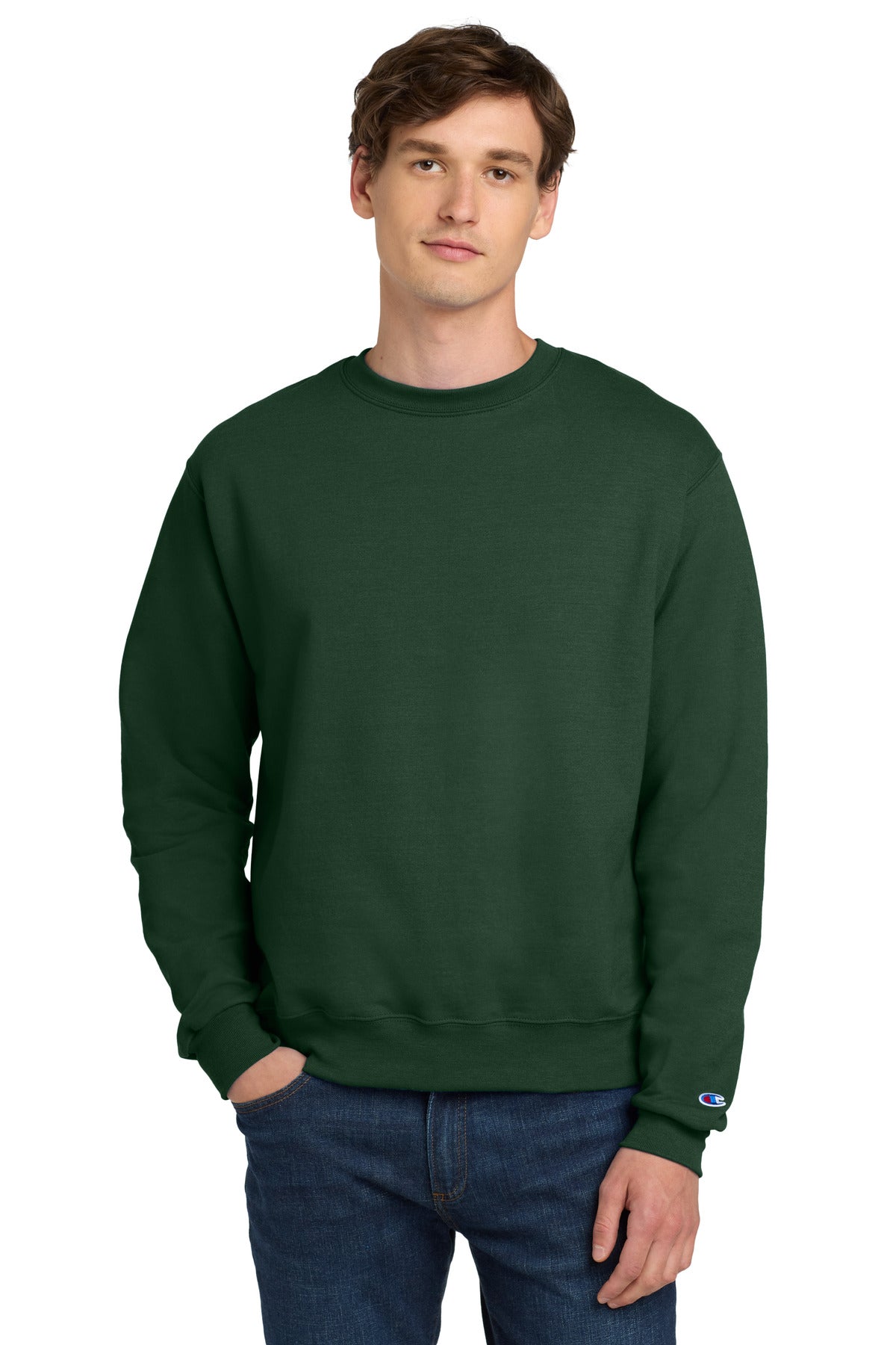 Champion  Powerblend Crewneck Sweatshirt. S6000 - EMBROIDERED
