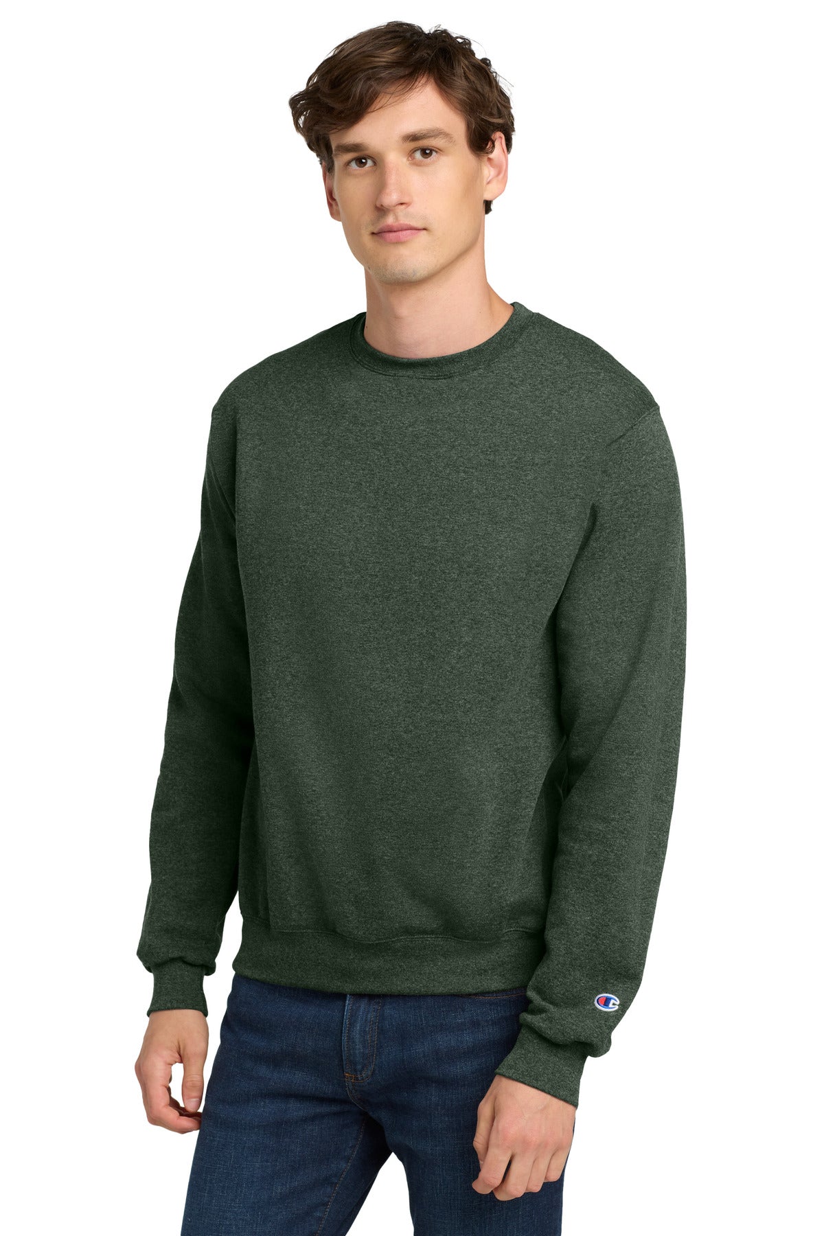 Champion  Powerblend Crewneck Sweatshirt. S6000 - EMBROIDERED