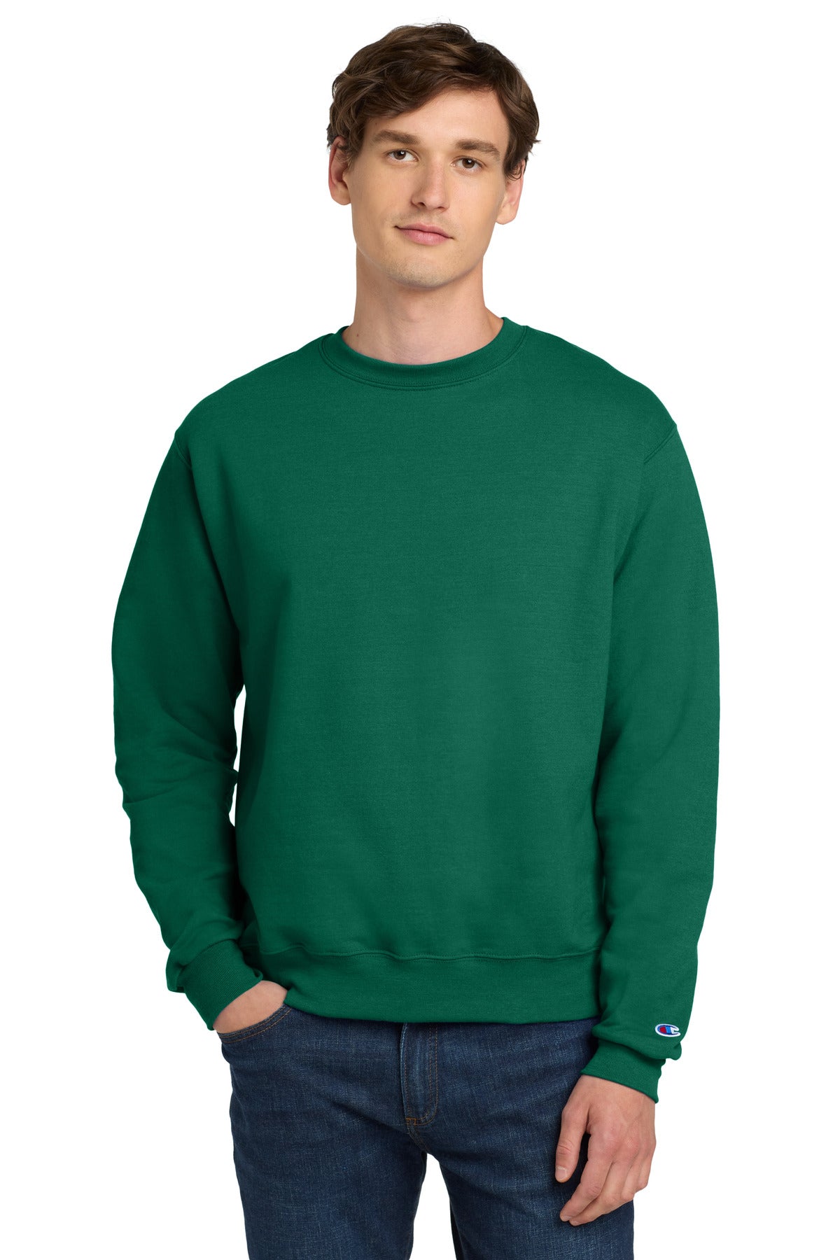 Champion  Powerblend Crewneck Sweatshirt. S6000 - EMBROIDERED
