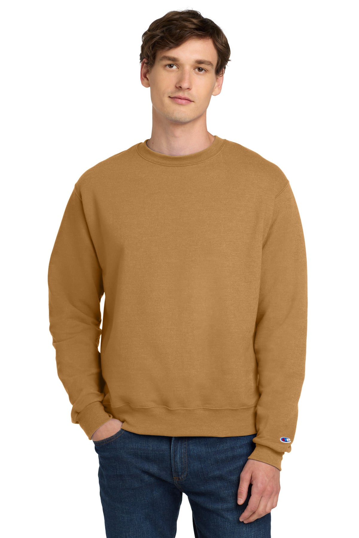 Champion  Powerblend Crewneck Sweatshirt. S6000 - EMBROIDERED