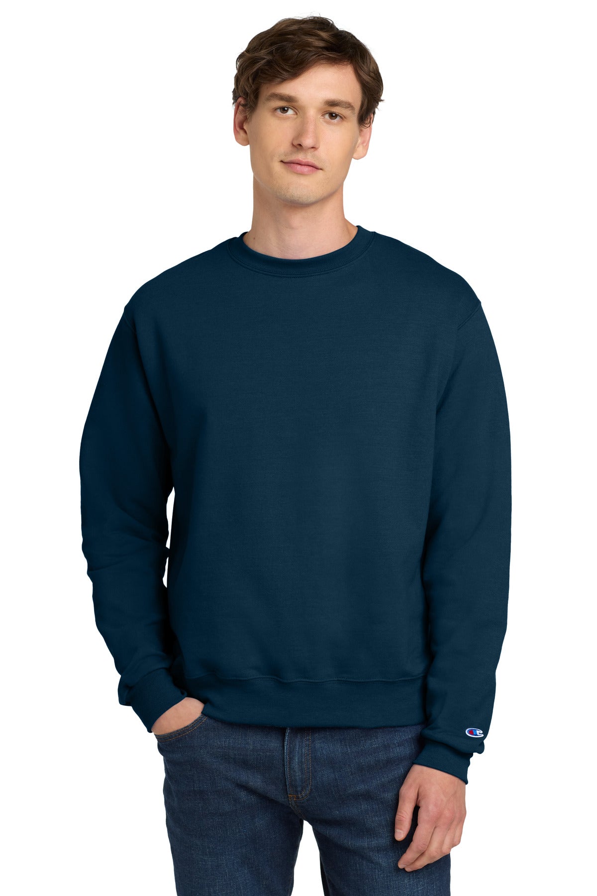 Champion  Powerblend Crewneck Sweatshirt. S6000 - EMBROIDERED