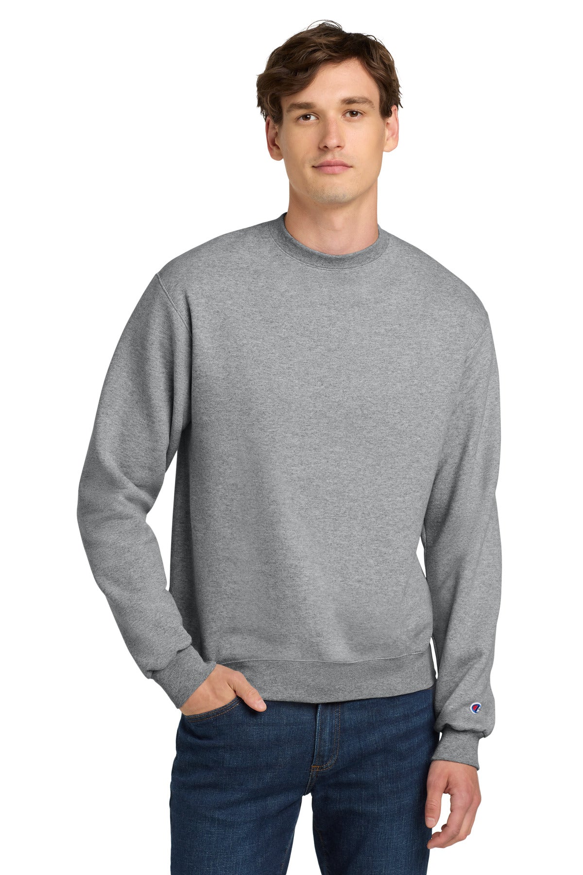 Champion  Powerblend Crewneck Sweatshirt. S6000 - EMBROIDERED