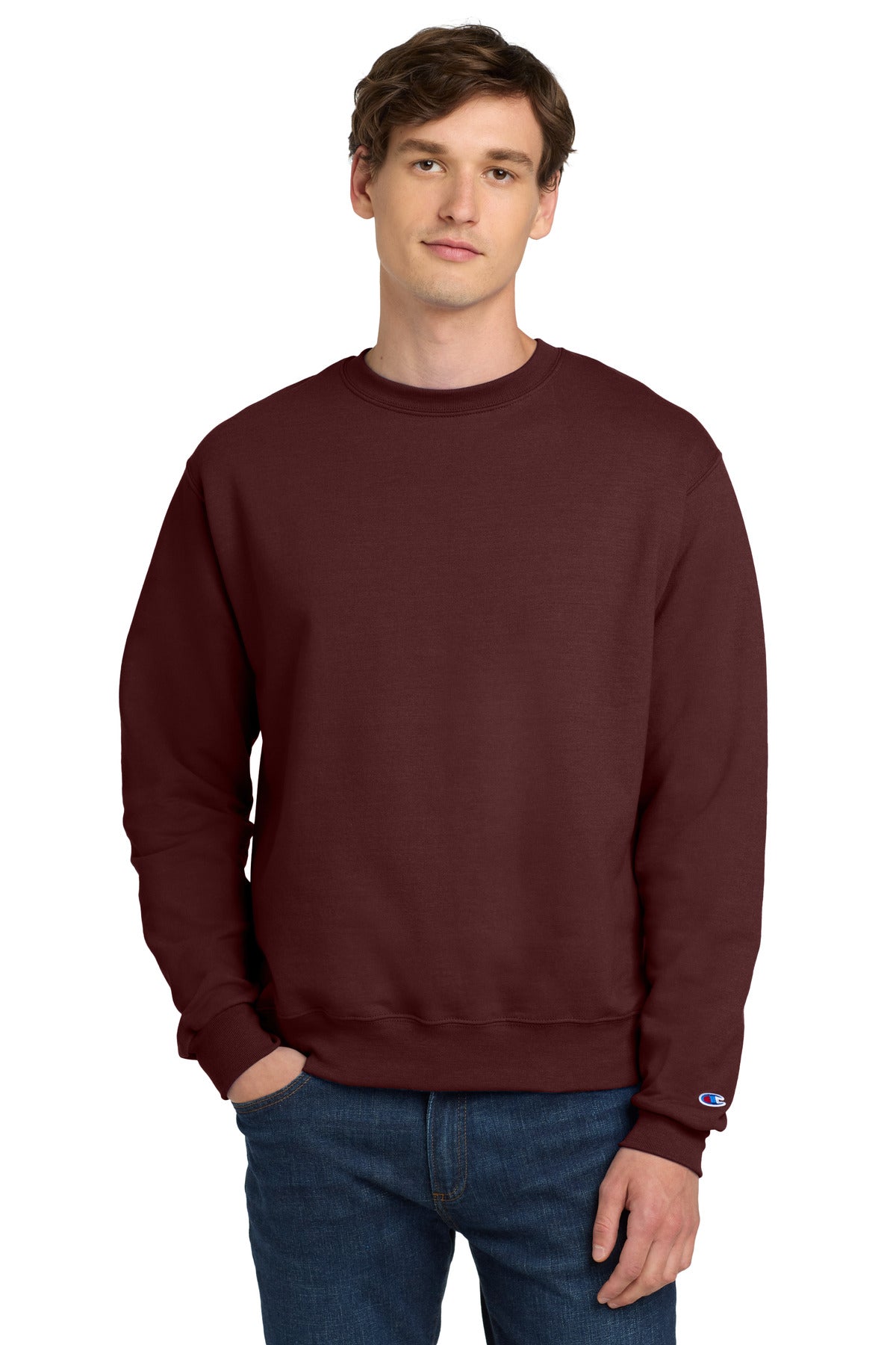 Champion  Powerblend Crewneck Sweatshirt. S6000 - EMBROIDERED