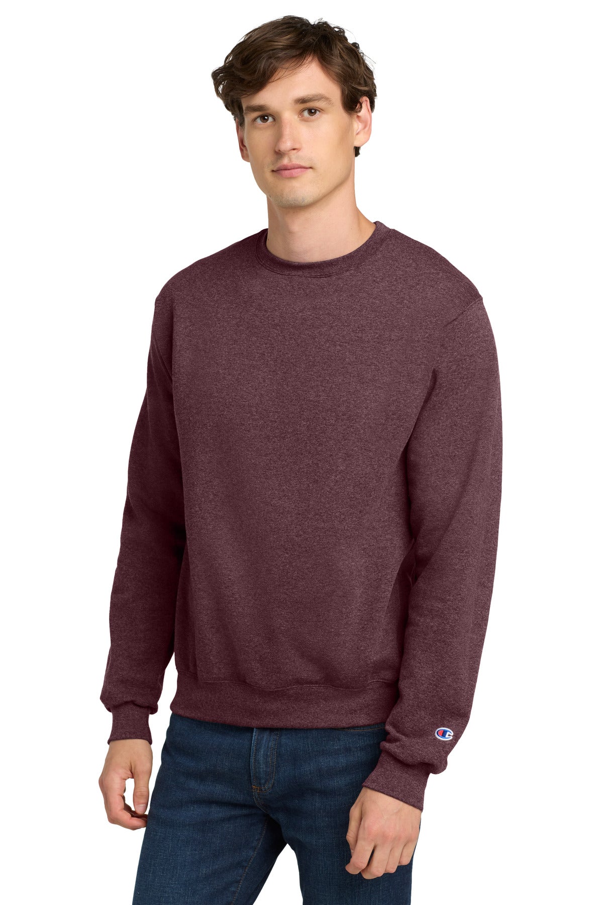 Champion  Powerblend Crewneck Sweatshirt. S6000 - EMBROIDERED