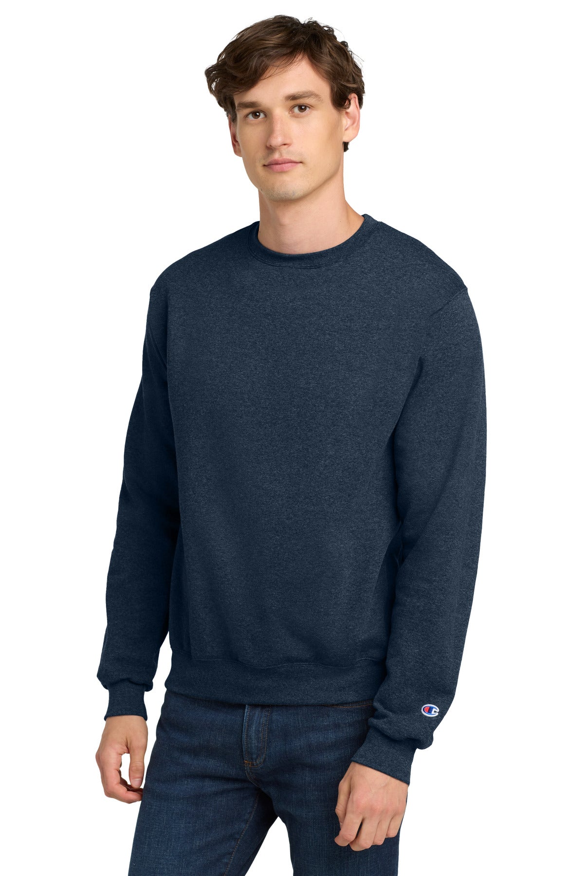 Champion  Powerblend Crewneck Sweatshirt. S6000 - EMBROIDERED