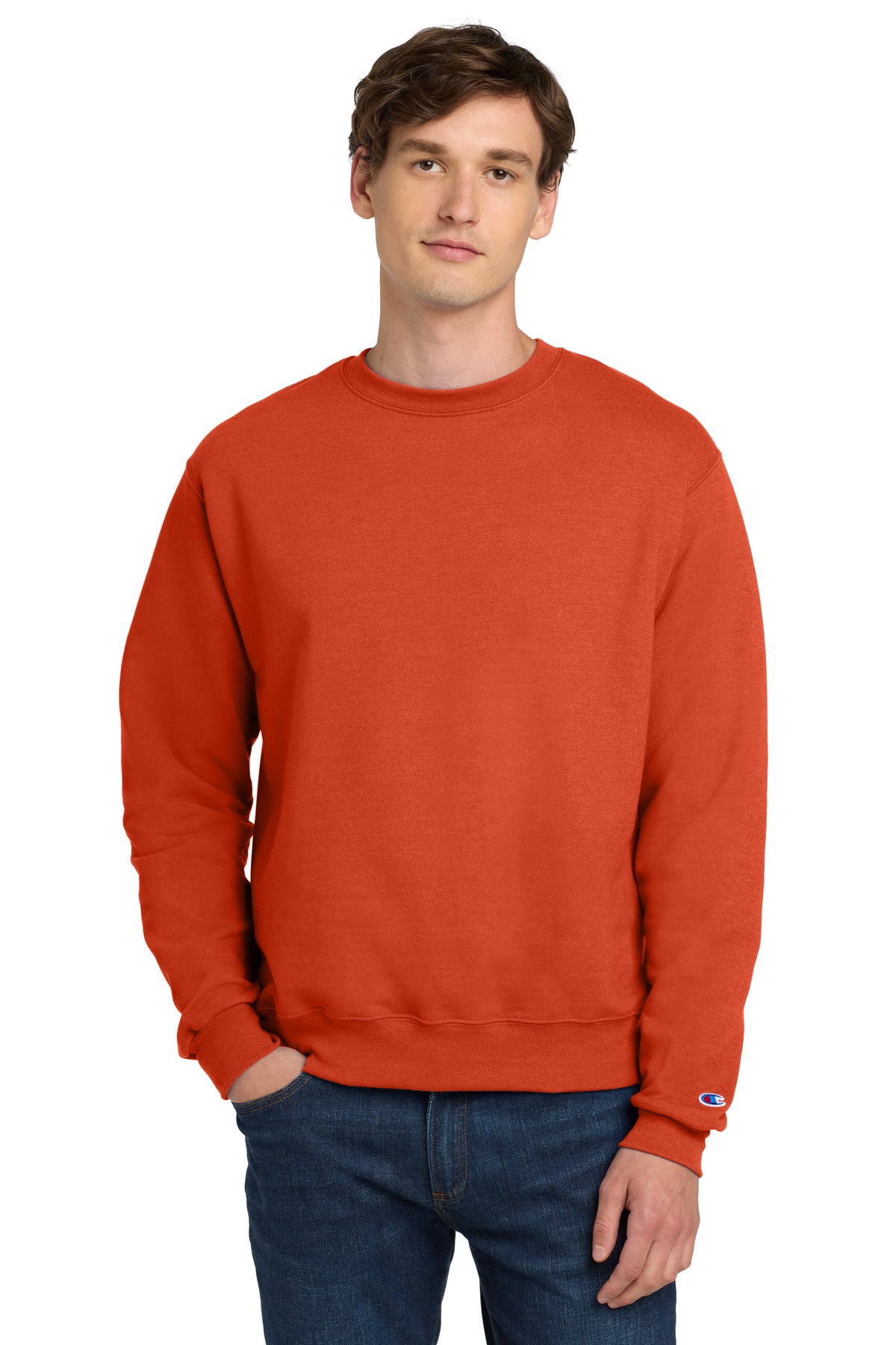 Champion  Powerblend Crewneck Sweatshirt. S6000 - EMBROIDERED