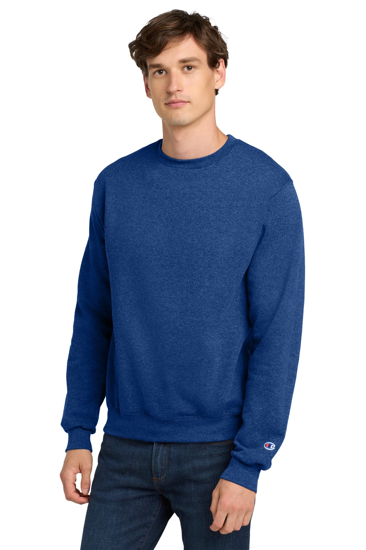 Champion  Powerblend Crewneck Sweatshirt. S6000 - EMBROIDERED