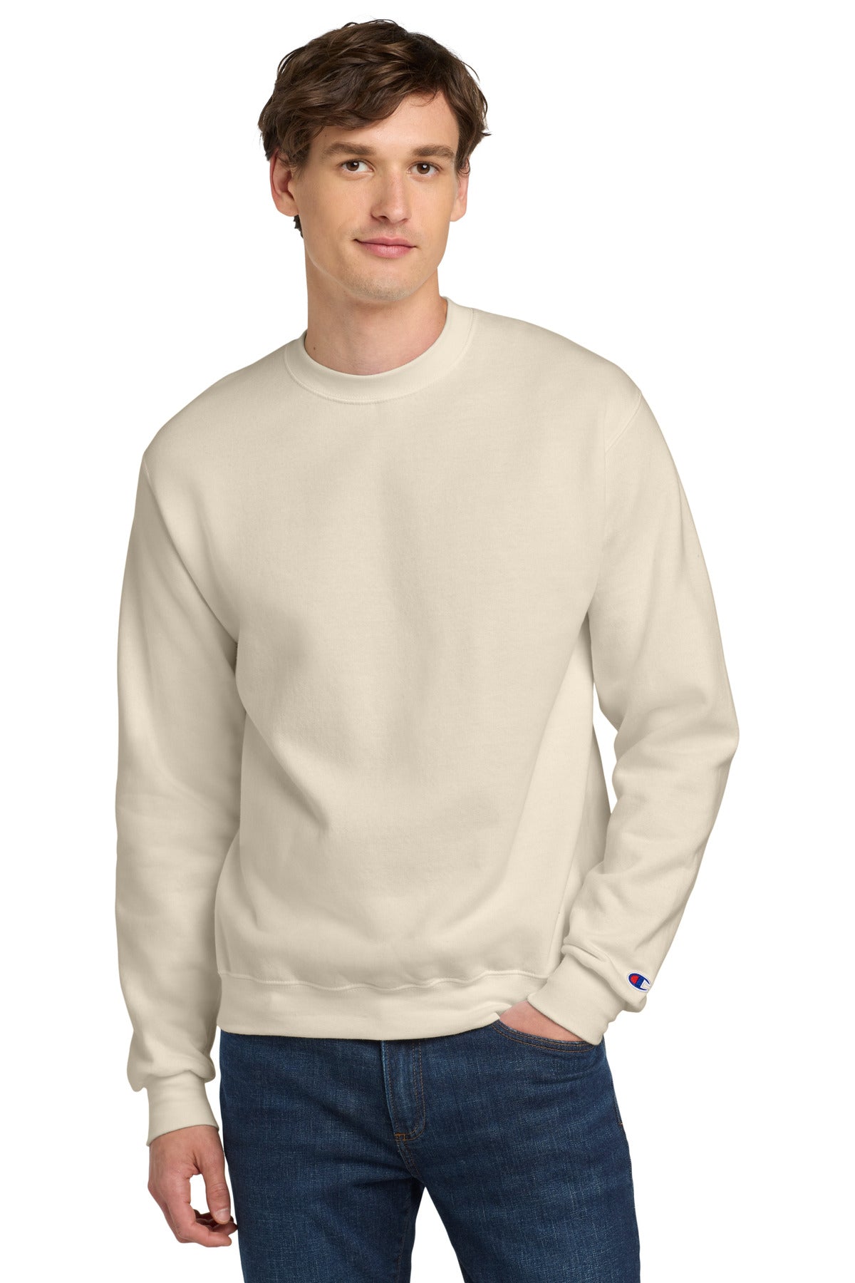 Champion  Powerblend Crewneck Sweatshirt. S6000 - EMBROIDERED