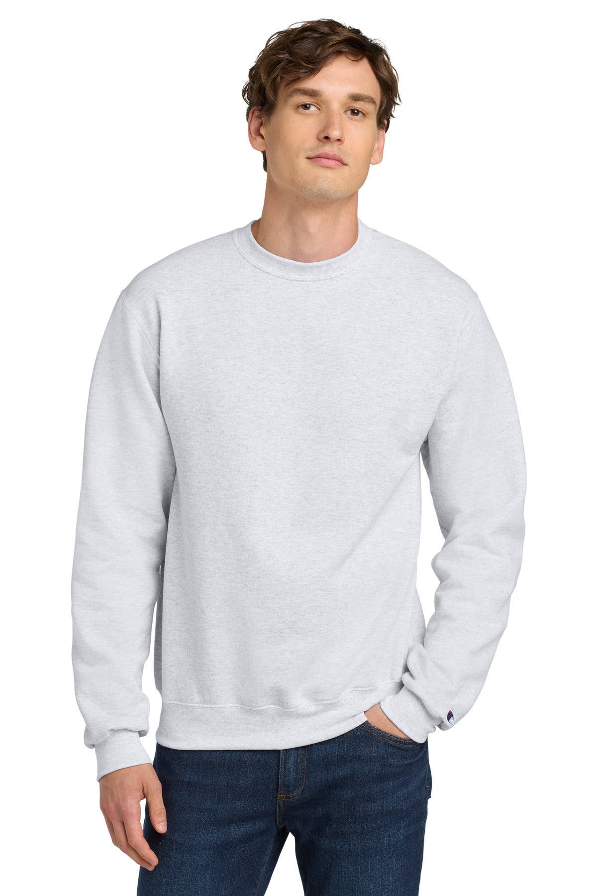 Champion  Powerblend Crewneck Sweatshirt. S6000 - EMBROIDERED