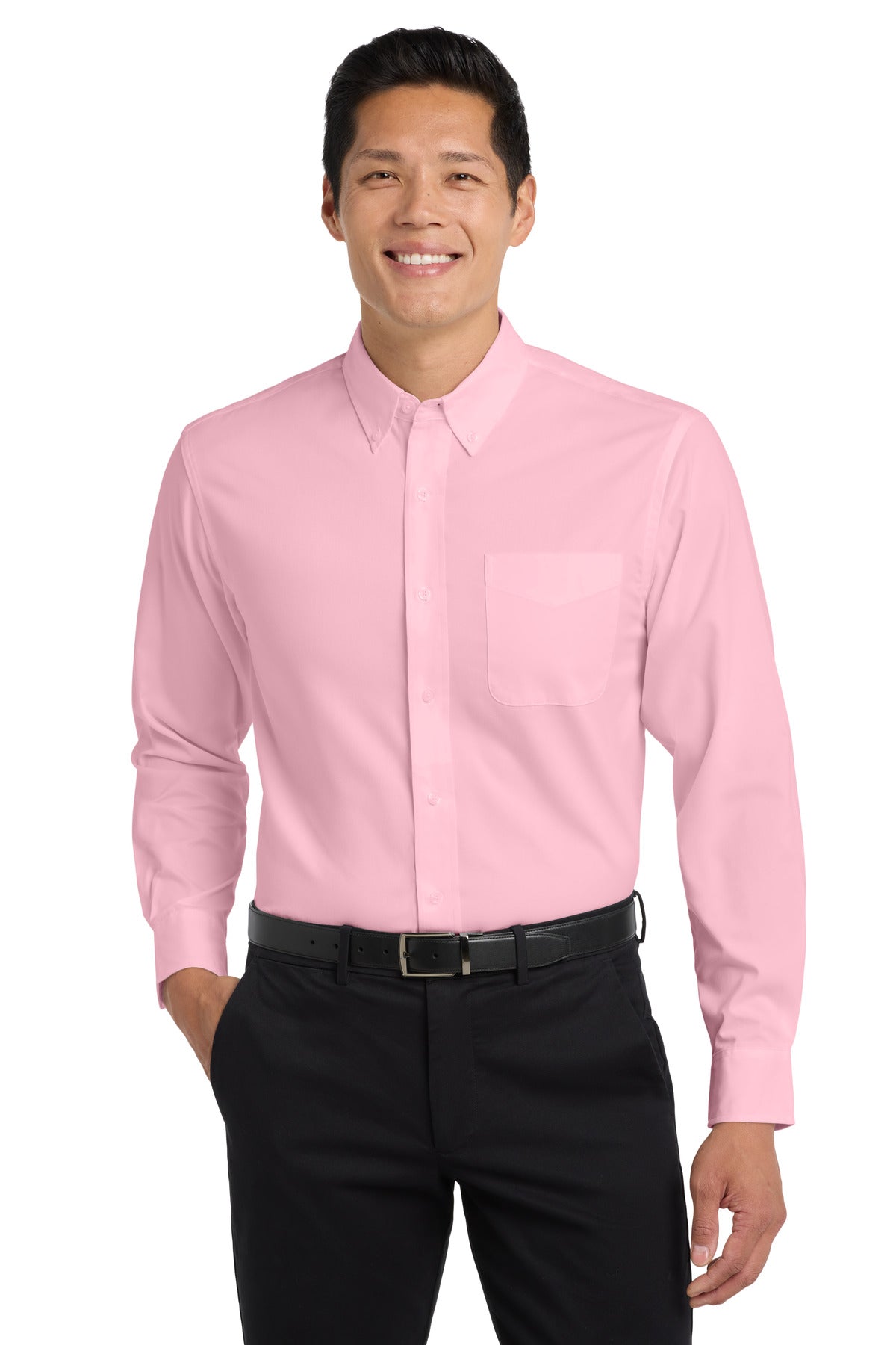 Port Authority Long Sleeve Easy Care Shirt S608 - EMBROIDERED