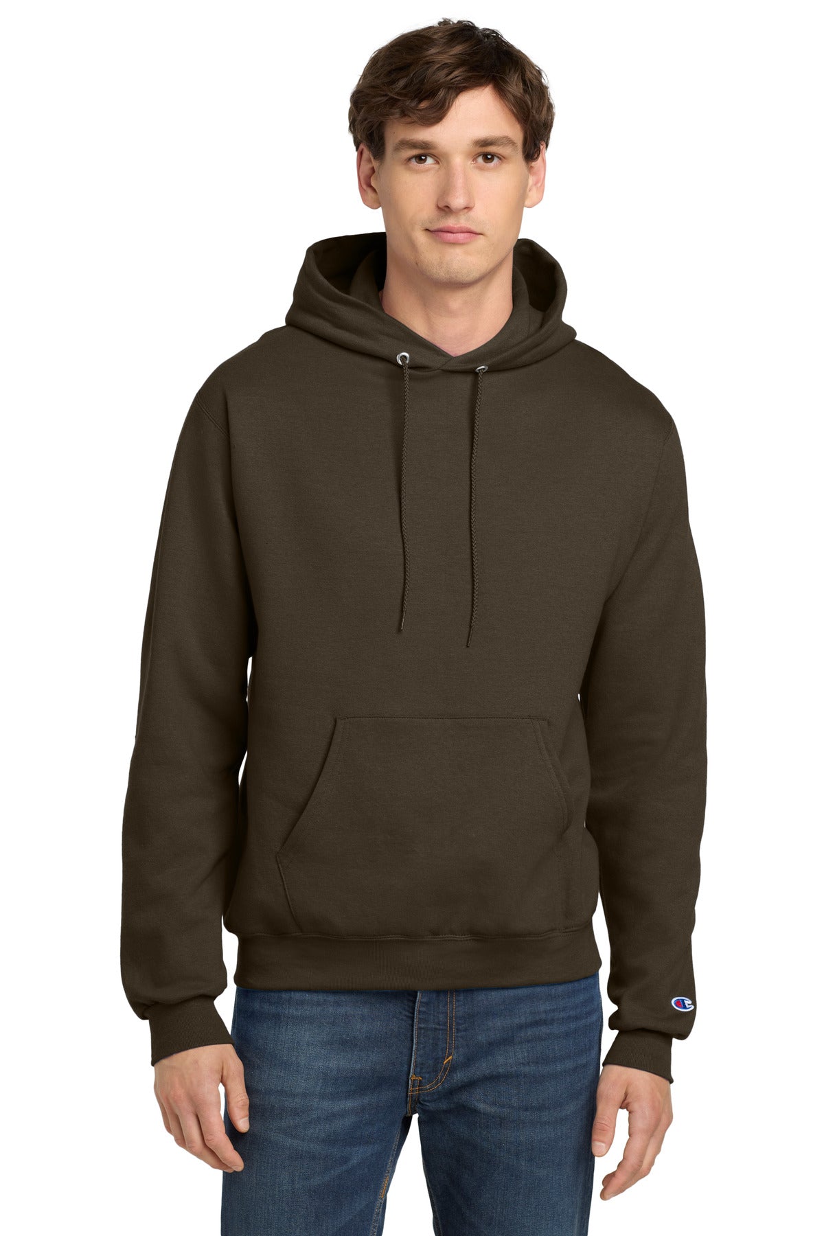 Champion  Powerblend Pullover Hoodie. S700 - EMBROIDERED