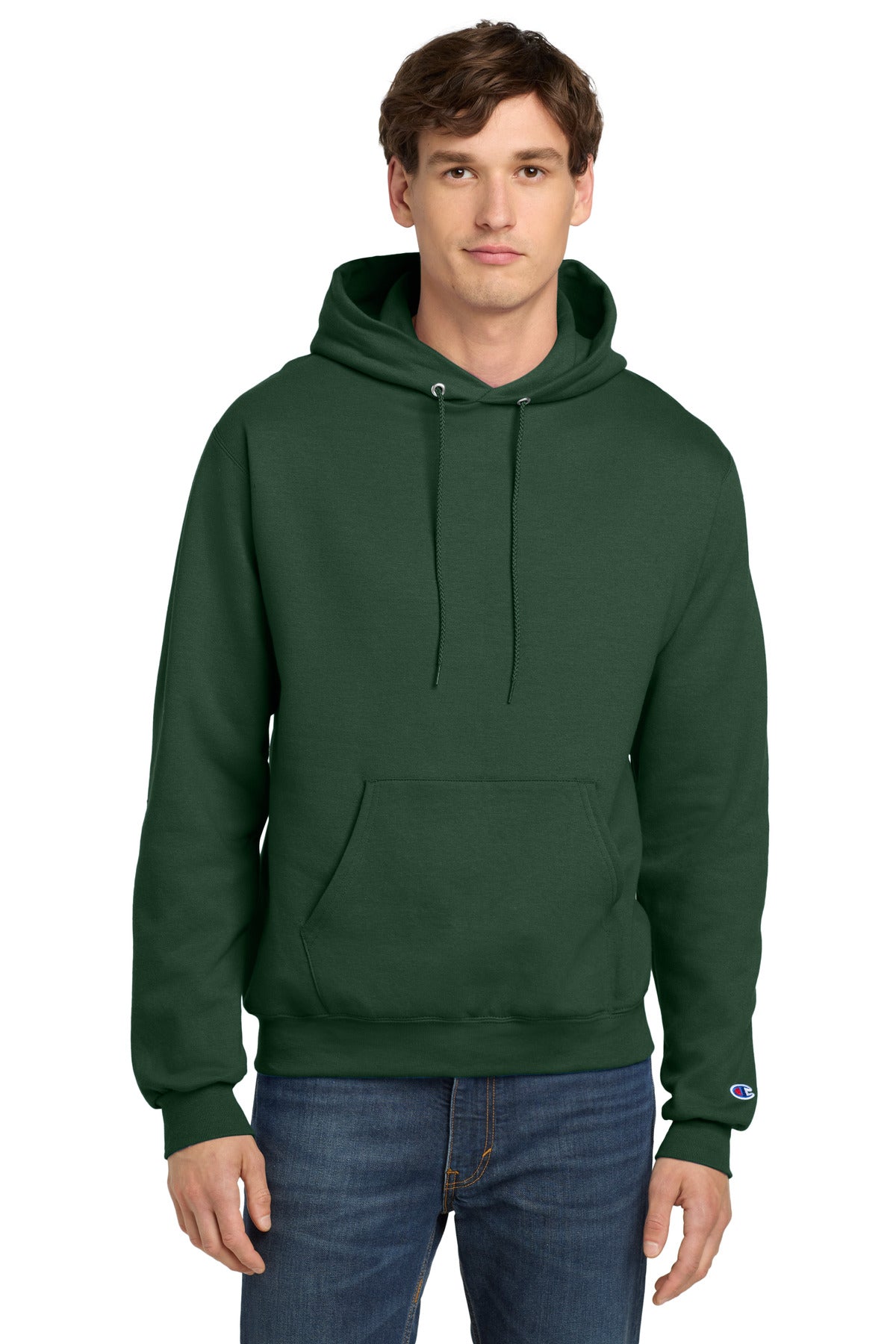 Champion  Powerblend Pullover Hoodie. S700 - EMBROIDERED