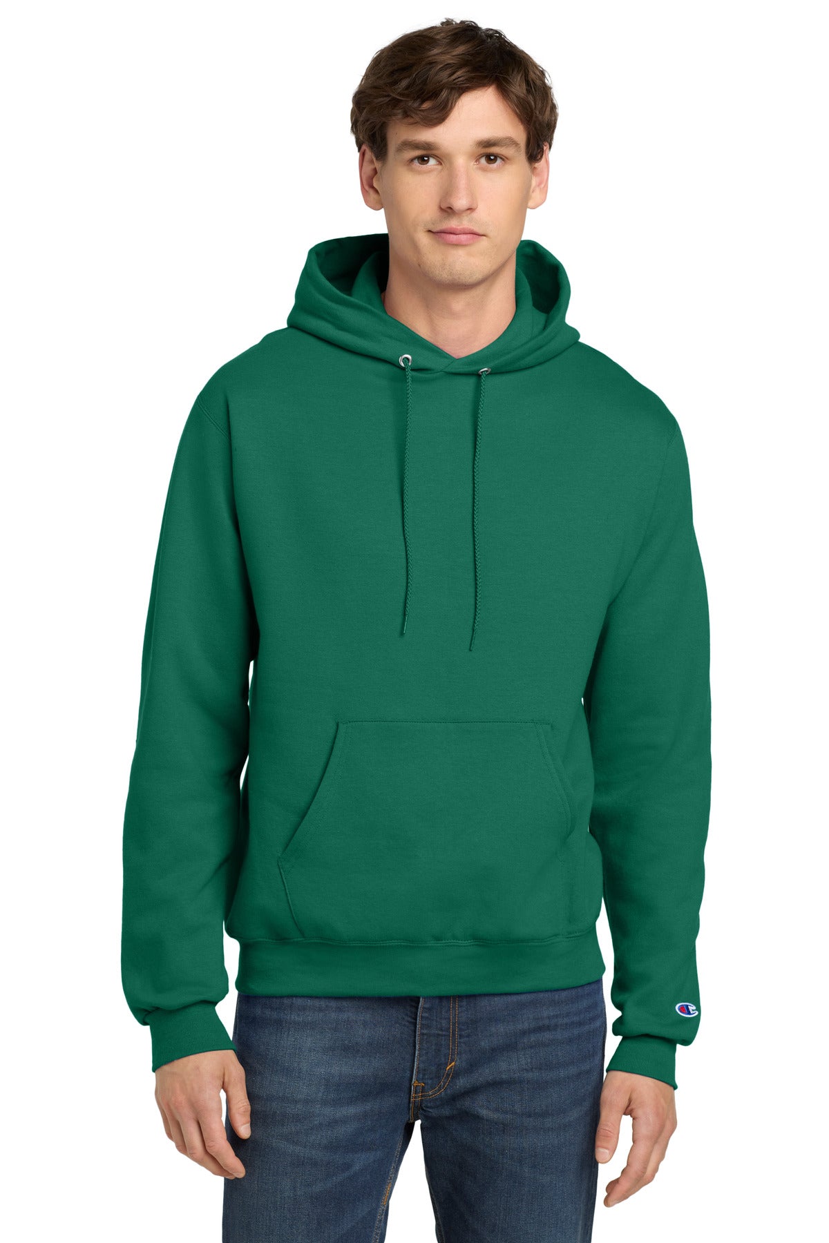 Champion  Powerblend Pullover Hoodie. S700 - EMBROIDERED