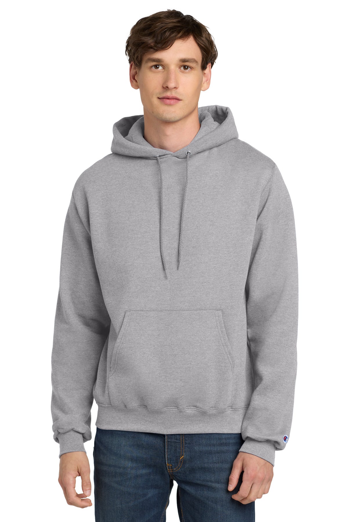 Champion Powerblend Pullover Hoodie. S700 - EMBROIDERED