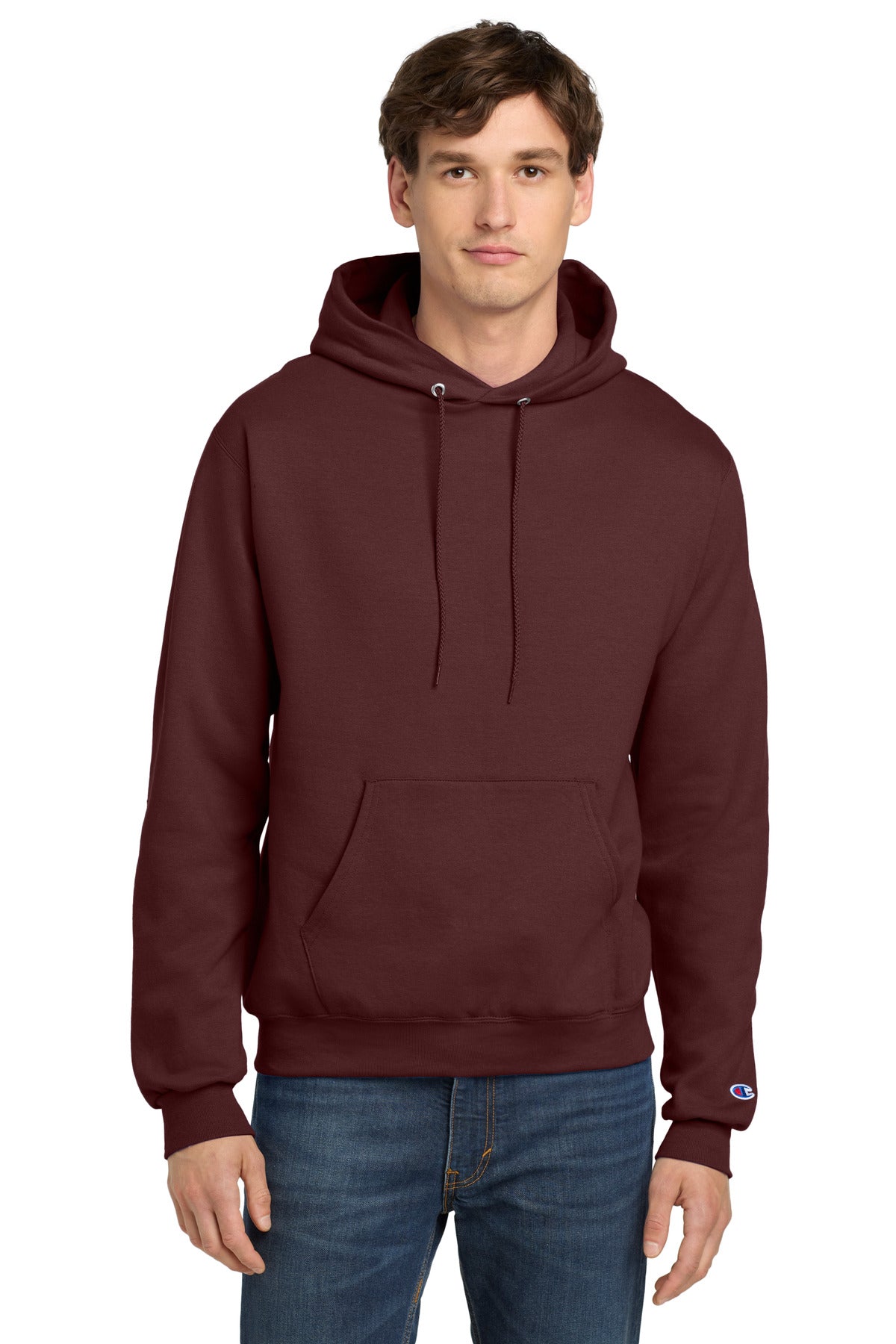 Champion  Powerblend Pullover Hoodie. S700 - EMBROIDERED