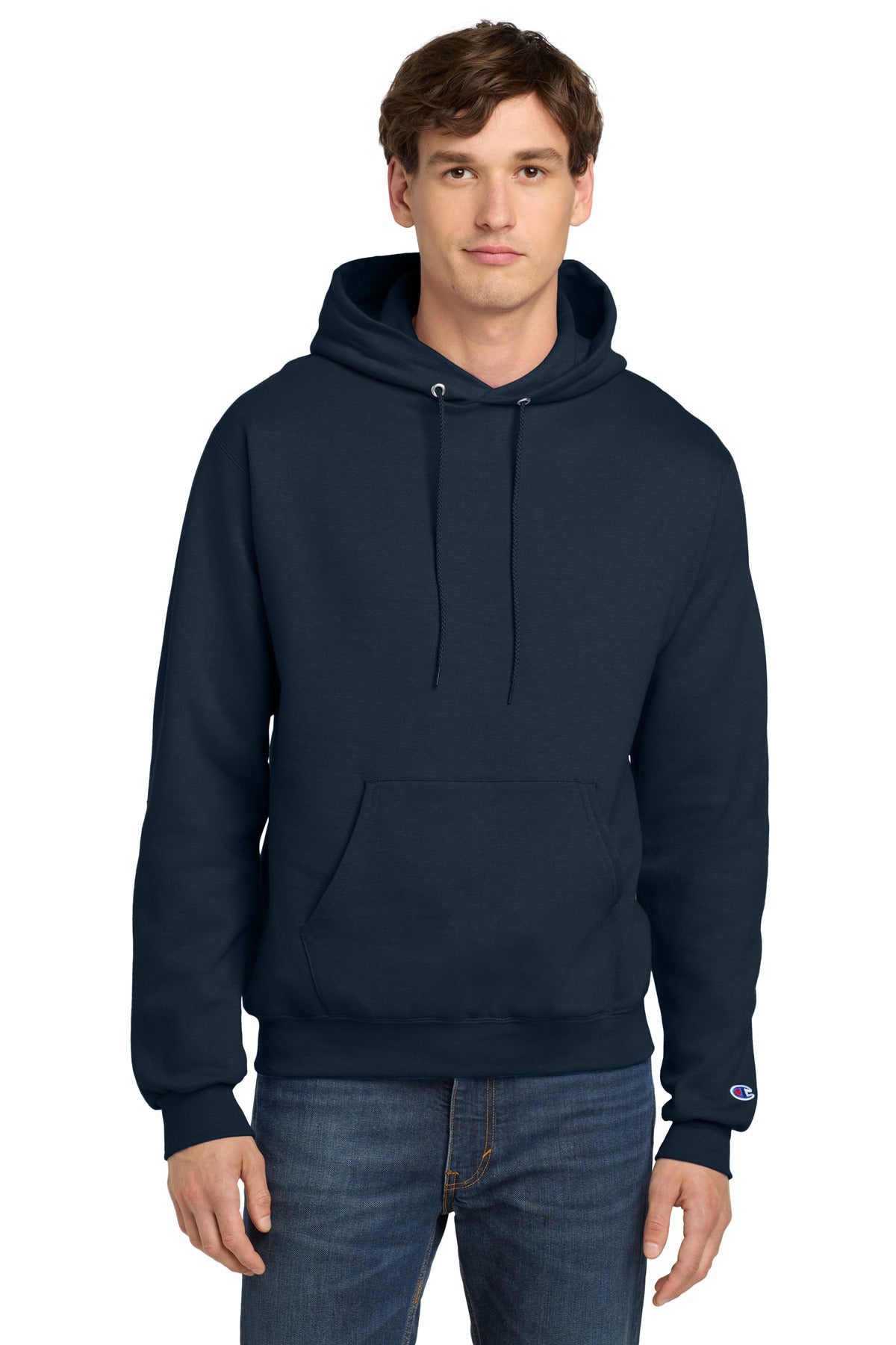 Champion  Powerblend Pullover Hoodie. S700 - EMBROIDERED